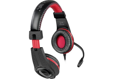 Gaming-Headset Schwarz/Rot MediaMarkt Over-ear | LEGATOS, SPEEDLINK Stereo