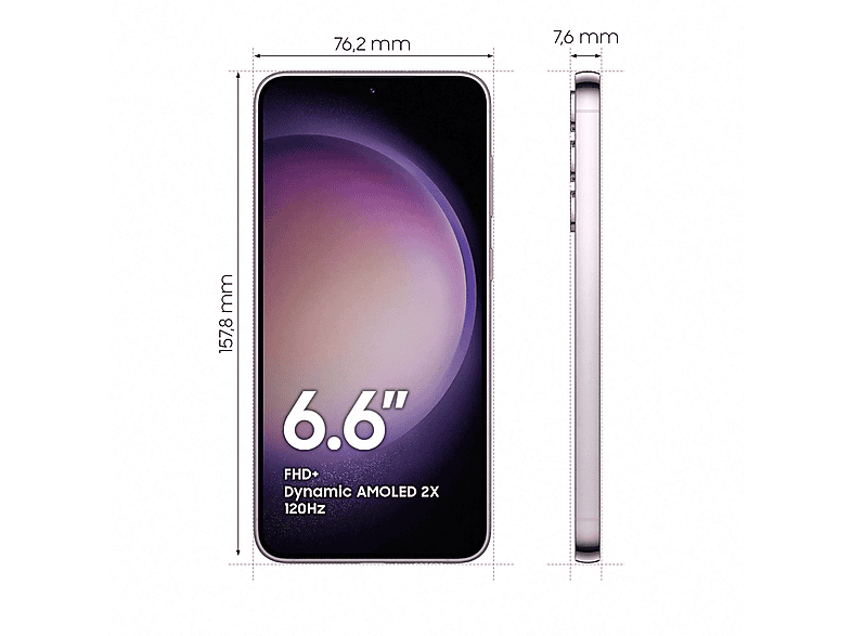 SAMSUNG GALAXY S23 PLUS 5G 256GB LAVENDER 256 GB Lavender Dual SIM