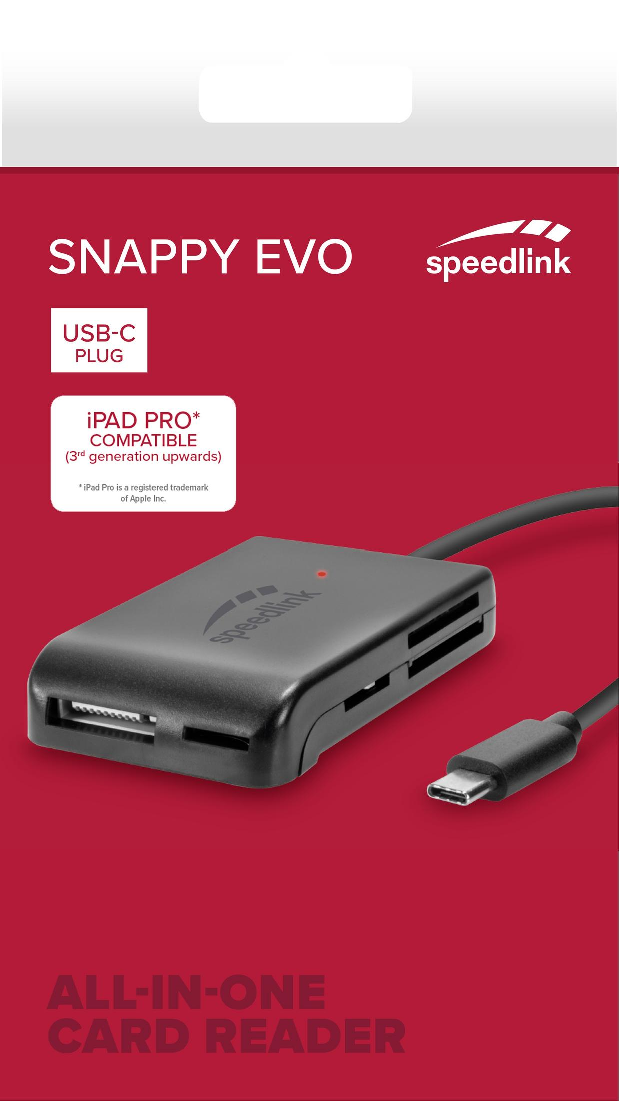 IN SL-150200-BK SPEEDLINK READER CARD EVO Reader Card SNAPPY ONE, US ALL