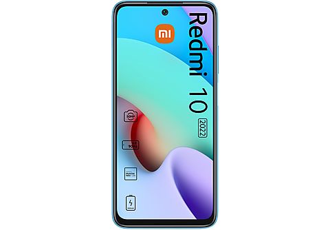 Móvil - XIAOMI Redmi 10 2022 NFC EEA 4+64GB Sea Blue, Blue, 4 GB, 4 GB RAM,  6,5 , Full HD+, MediaTek Helio G88, 5000 mAh, Android 11