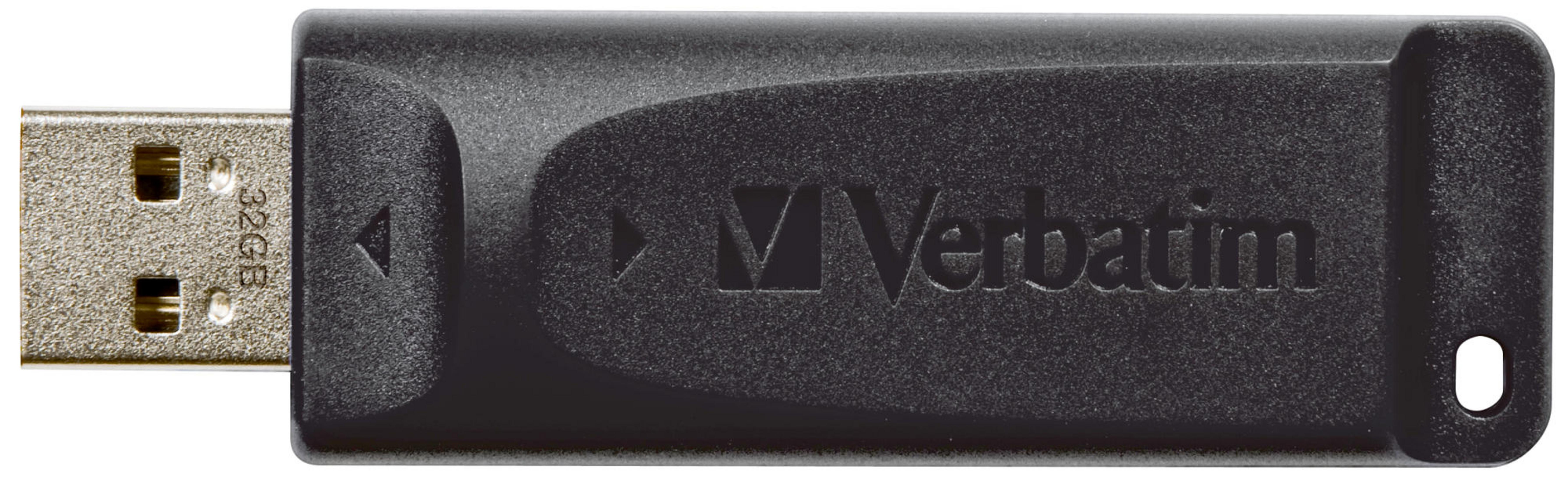 VERBATIM 98697 STORE 32 USB-Stick (Schwarz, 32GB SCHWARZ GB) N´GO