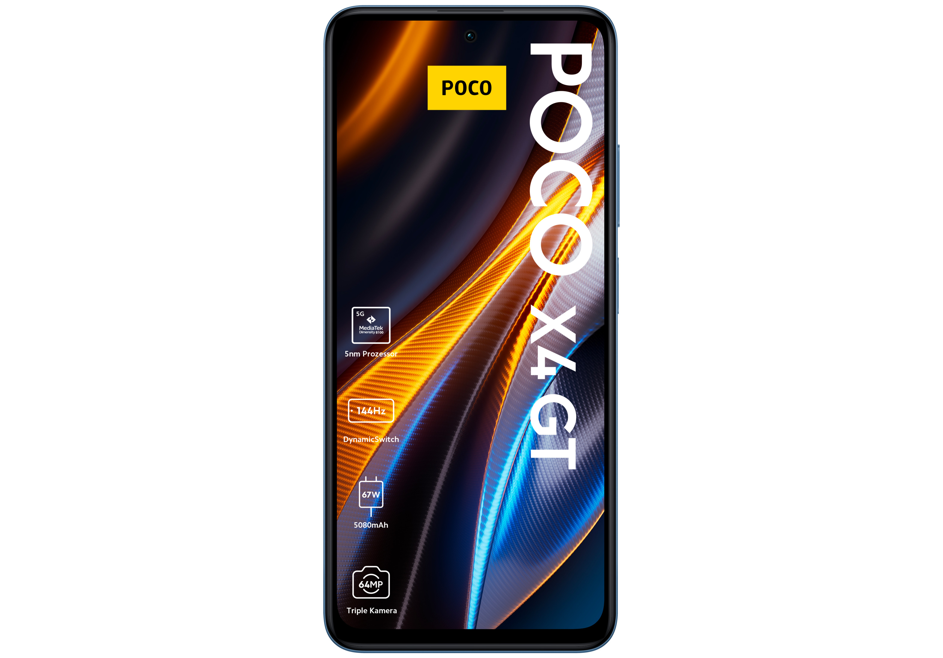 POCO X4 GT Dual 8+256GB Blue GB SIM 128 POCOPHONE BLUE