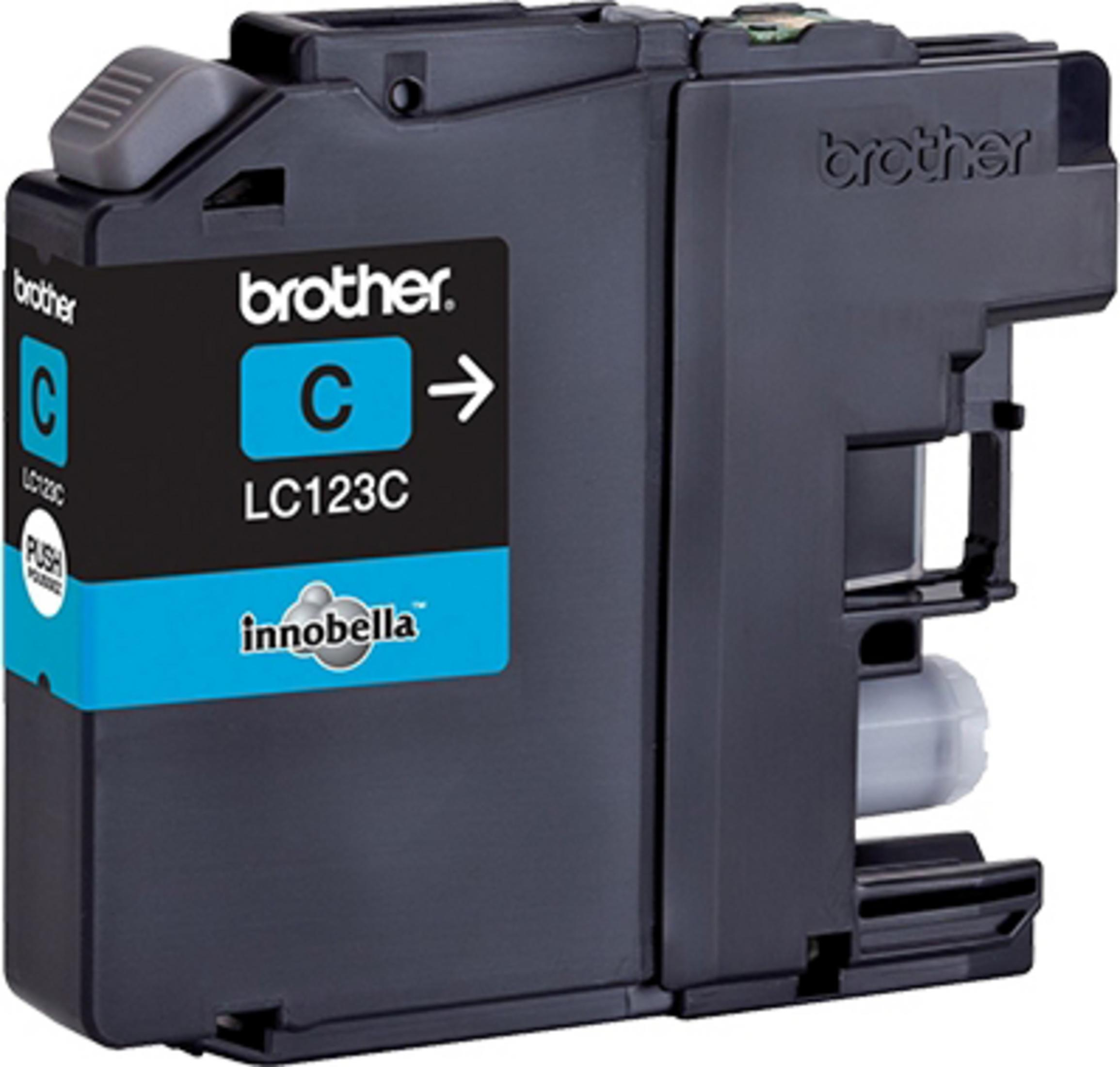 Black and blue ink cartridge with text, against a white background.