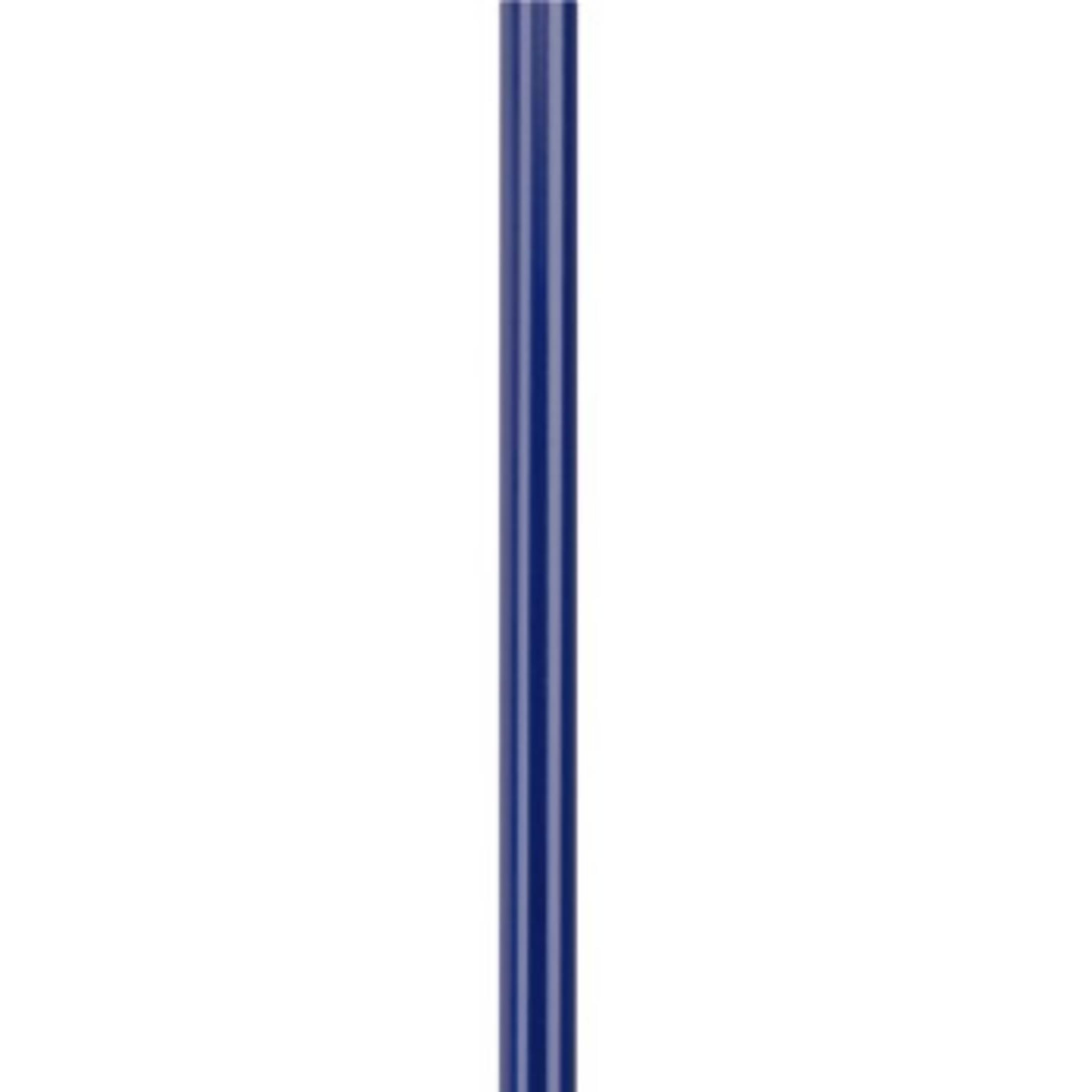 Marineblaue, vertikale Stange, zentriert auf weißem Hintergrund. Einfach und elegant, einfarbig.