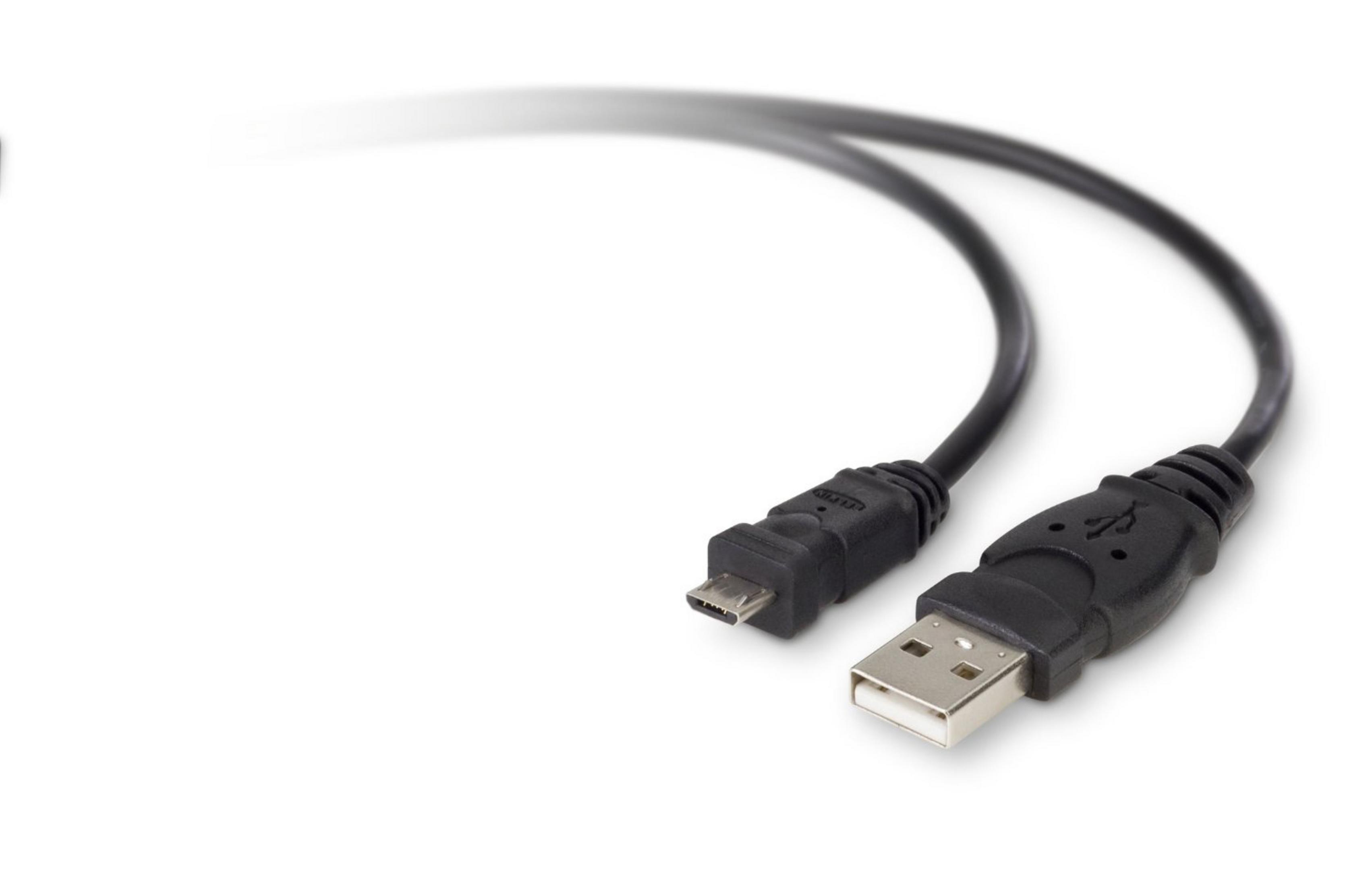 0,9M Verbindungskabel USB-A BELKIN KABEL F3U151CP0.9M-P PRO MICRO-B