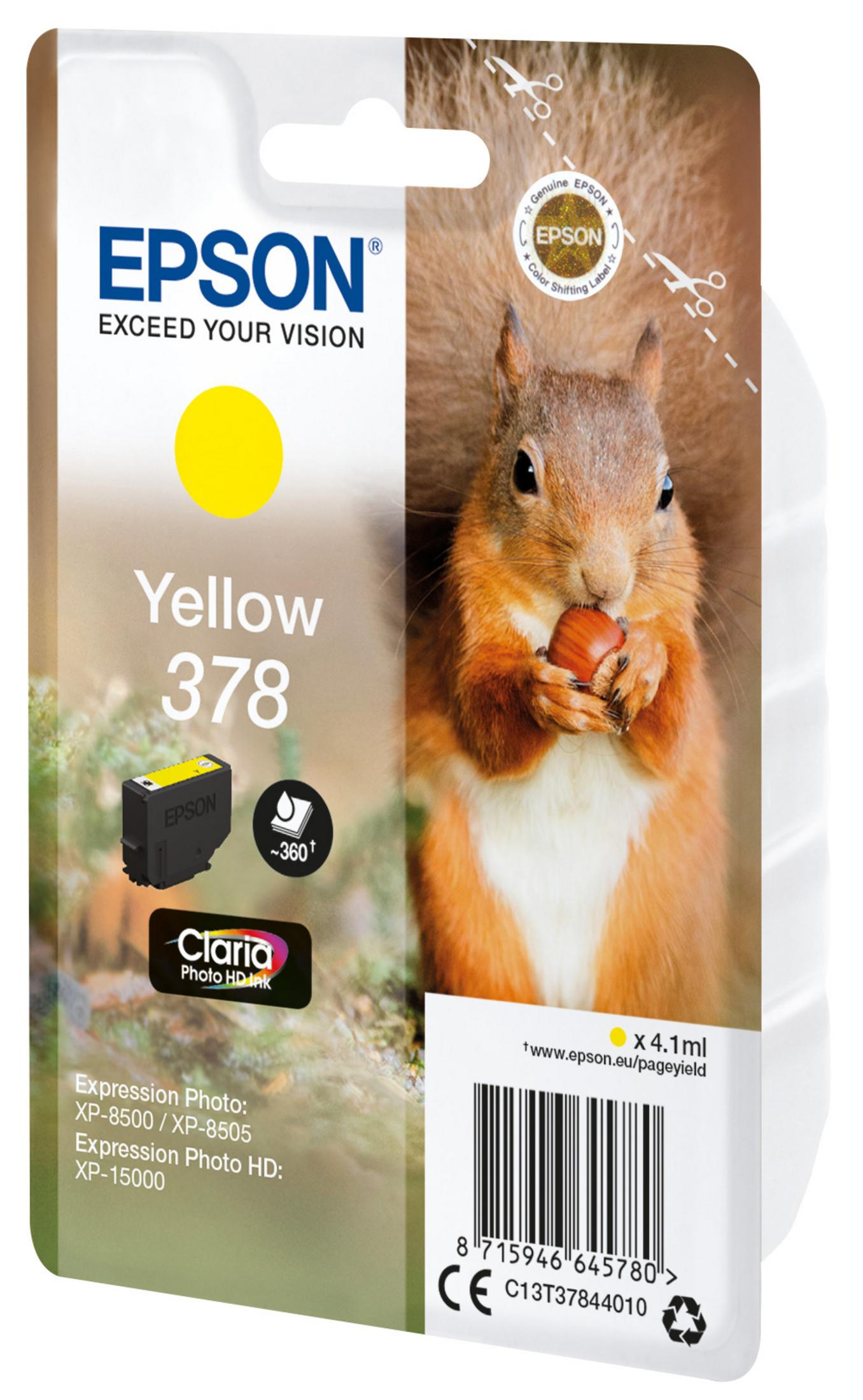 EPSON 378 Tinte (C13T37844010) yellow