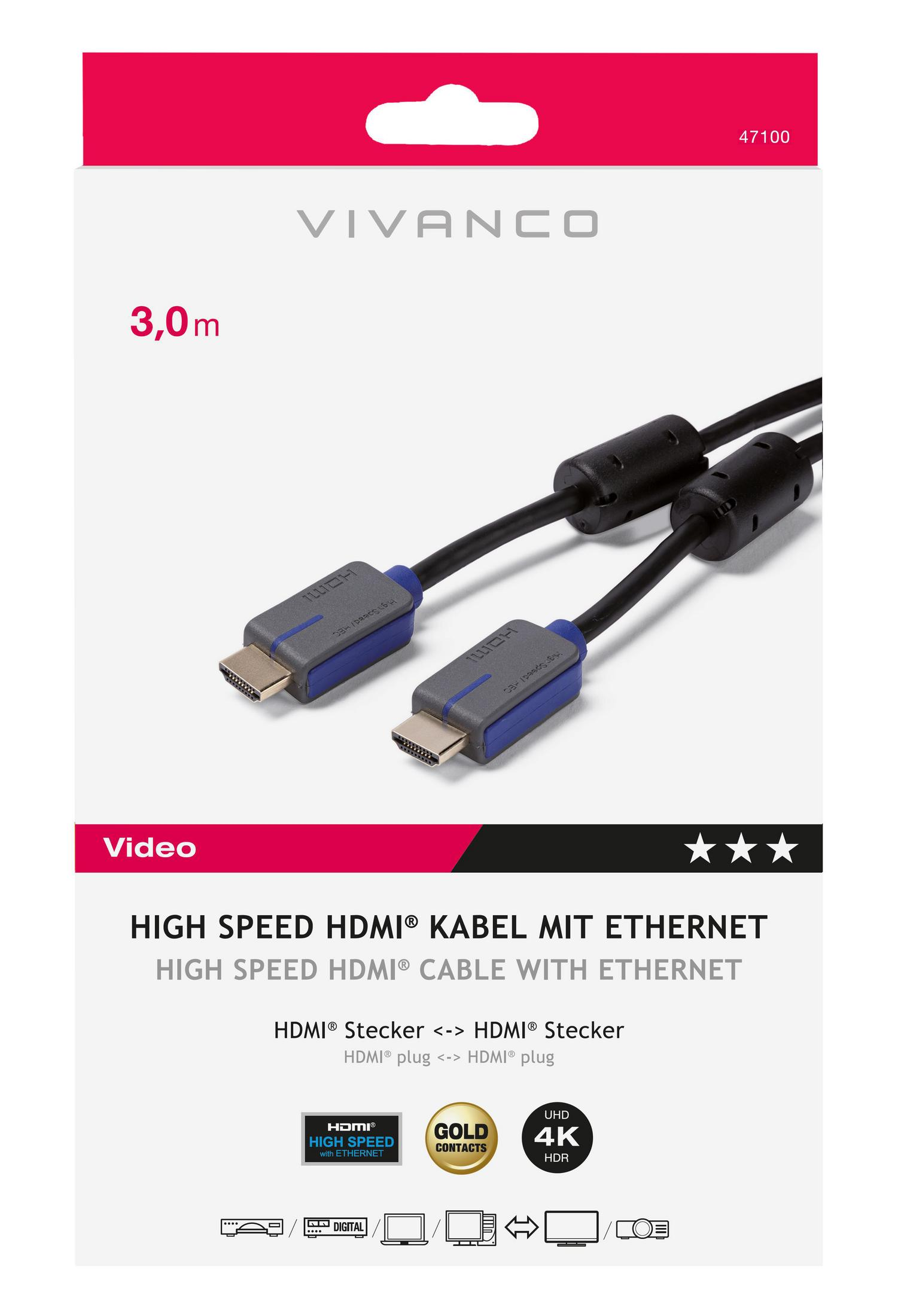47100 HDMI VIVANCO Kabel