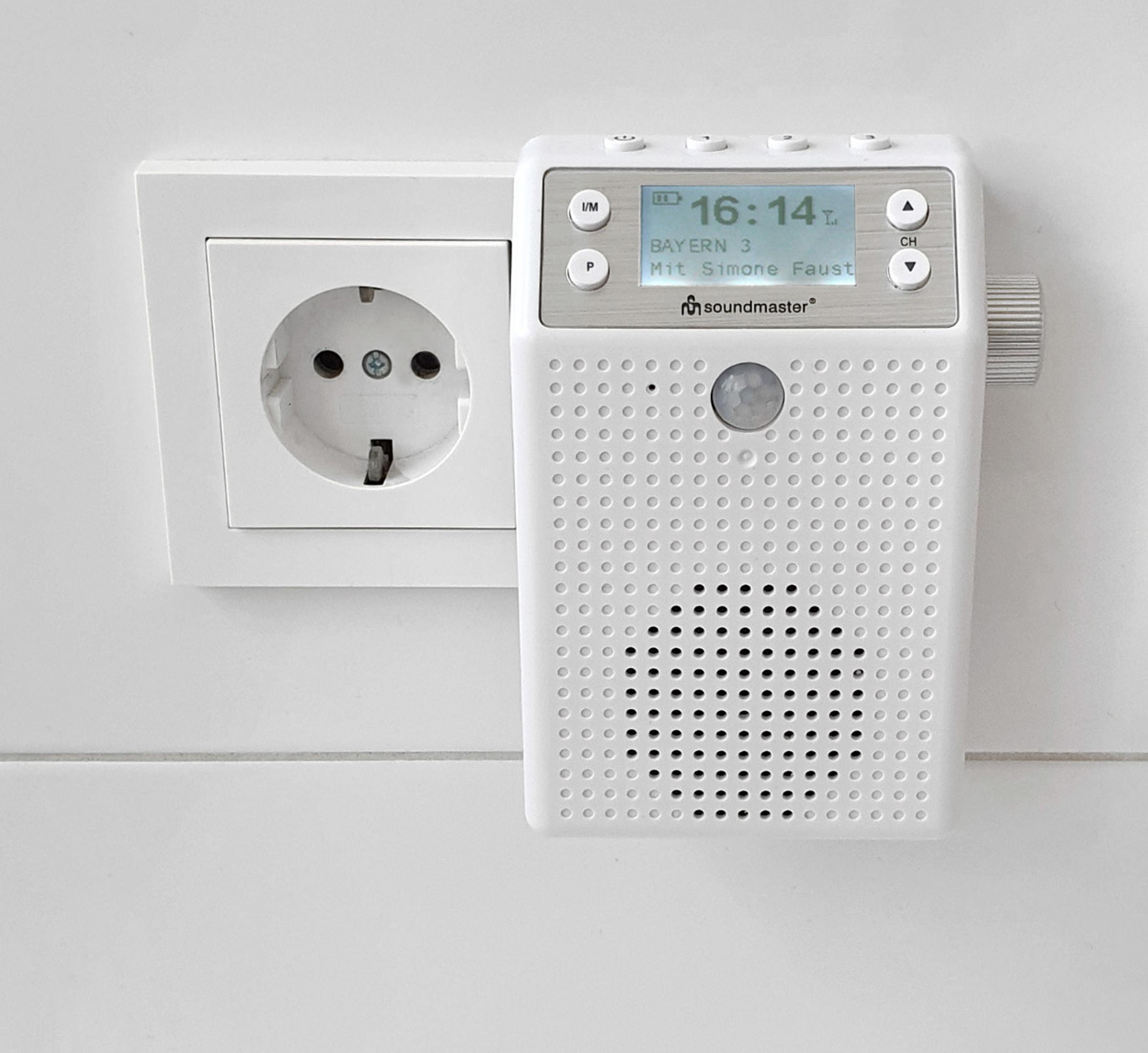 SOUNDMASTER DAB 60 WE WEISS DAB+ Radio, Digital, DAB+, FM, Bluetooth, Weiß