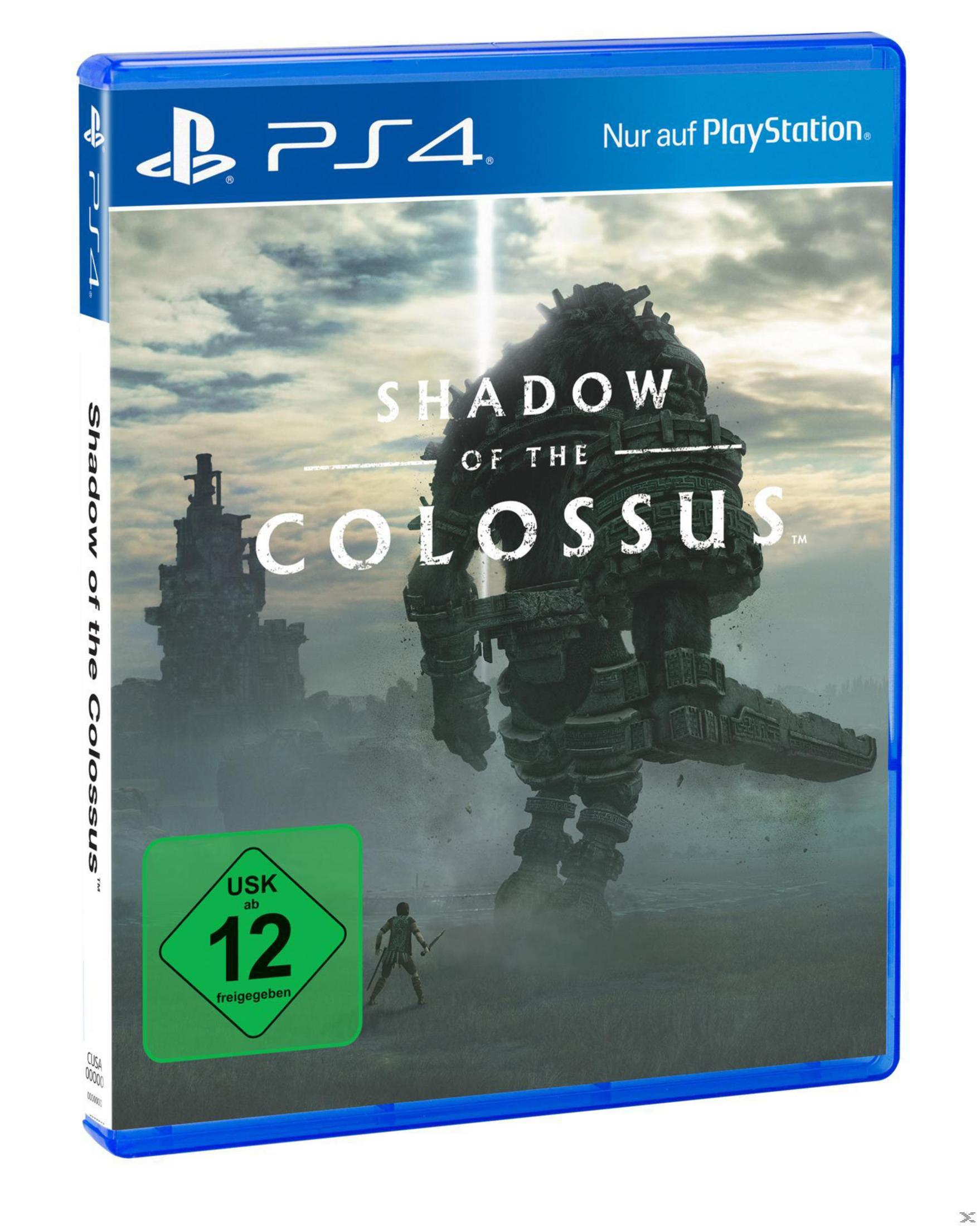 PS4-Spielbox, Shadow of the Colossus Cover, grünes USK-Rating.