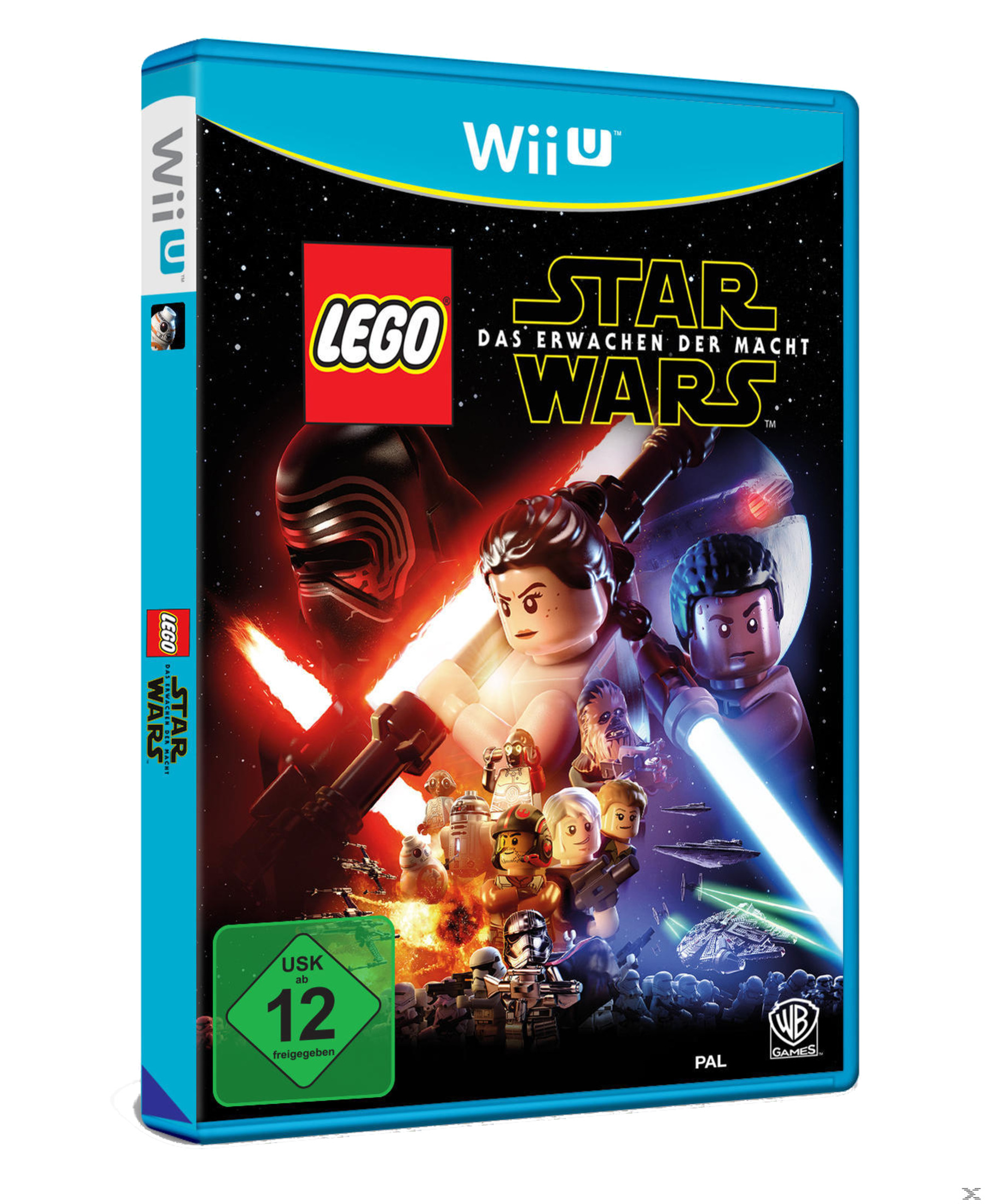 Wii U LEGO Star Wars Spielhülle. Enthält LEGO-Charaktere und Star Wars-Thema.