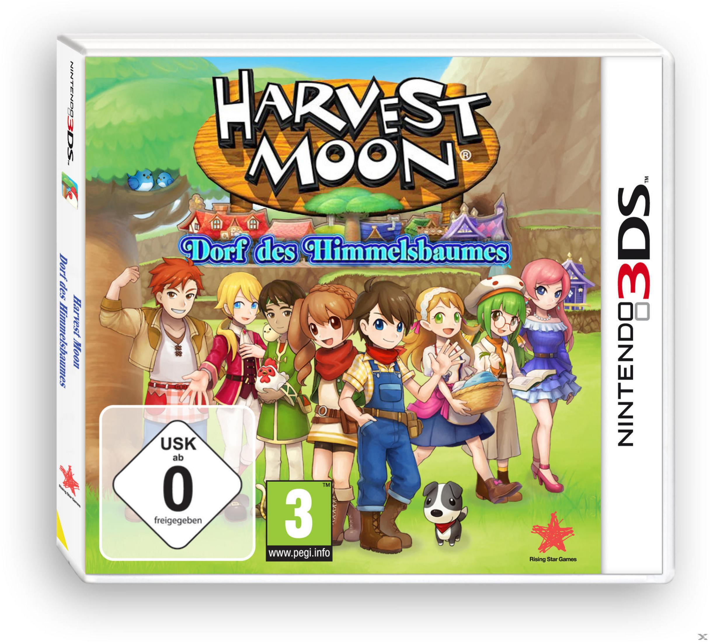 Eine Nintendo 3DS-Spielbox mit Cartoonfiguren auf dem Cover.