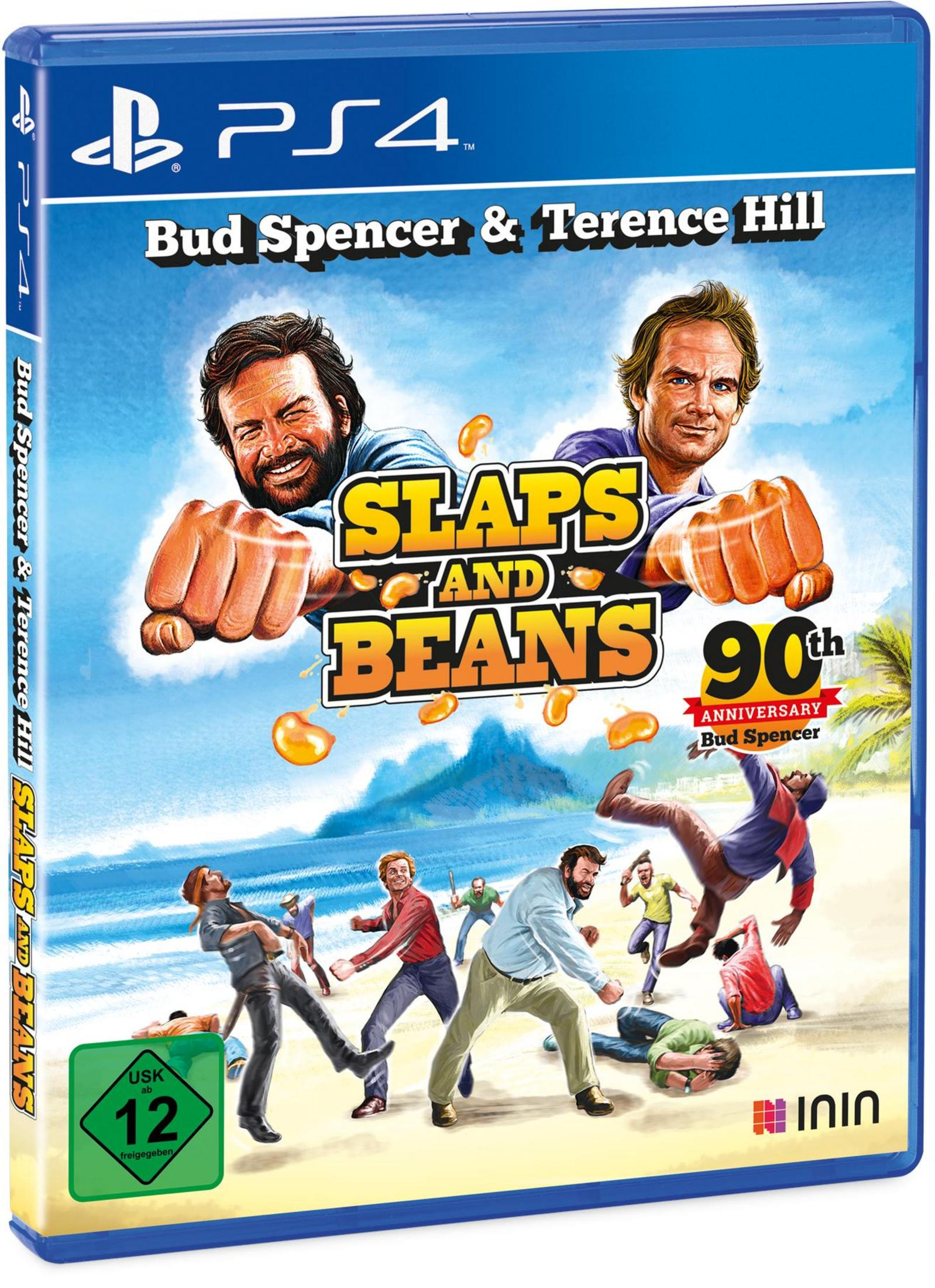 Slaps and Beans Spielcover, Bud Spencer und Terence Hill.