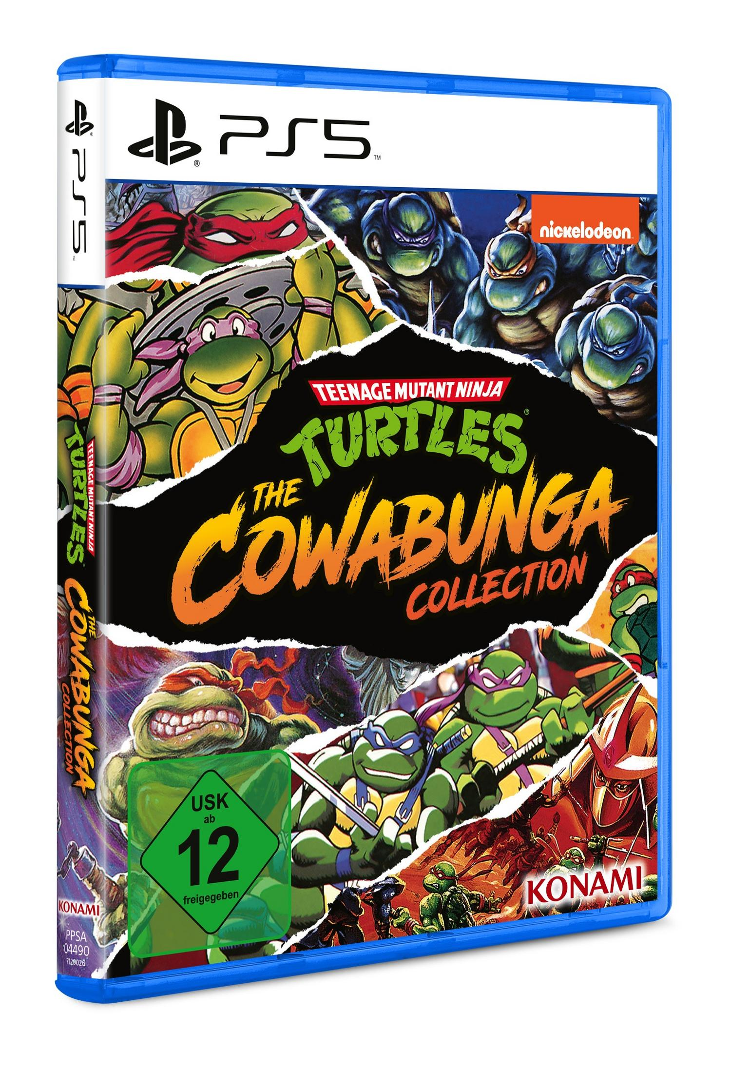 Teenage Mutant Ninja Turtles: The Cowabunga Collection Spielhülle. Enthält die Schildkröten.