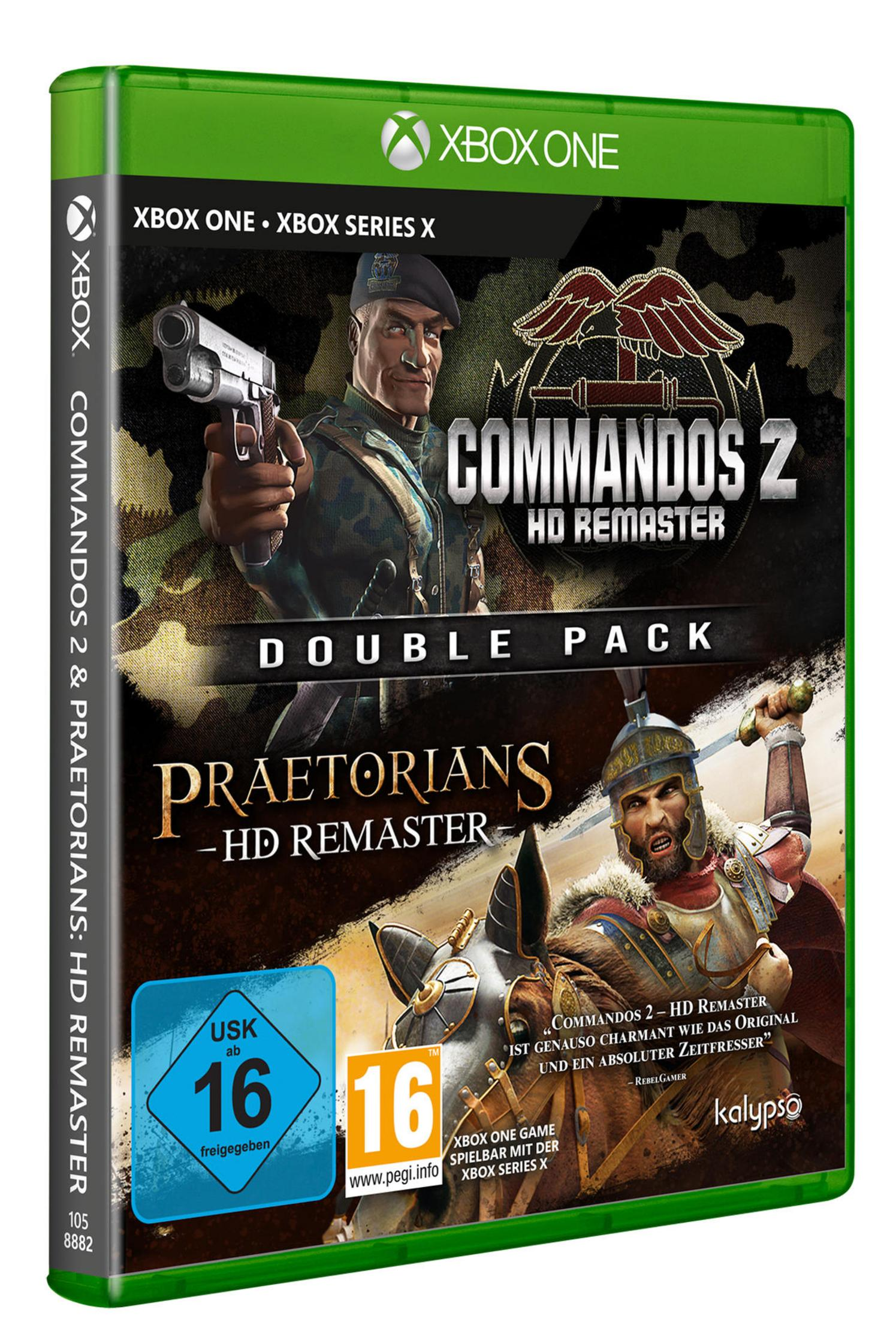Xbox One-Spielbox mit zwei Soldaten und einem Stadtbild.