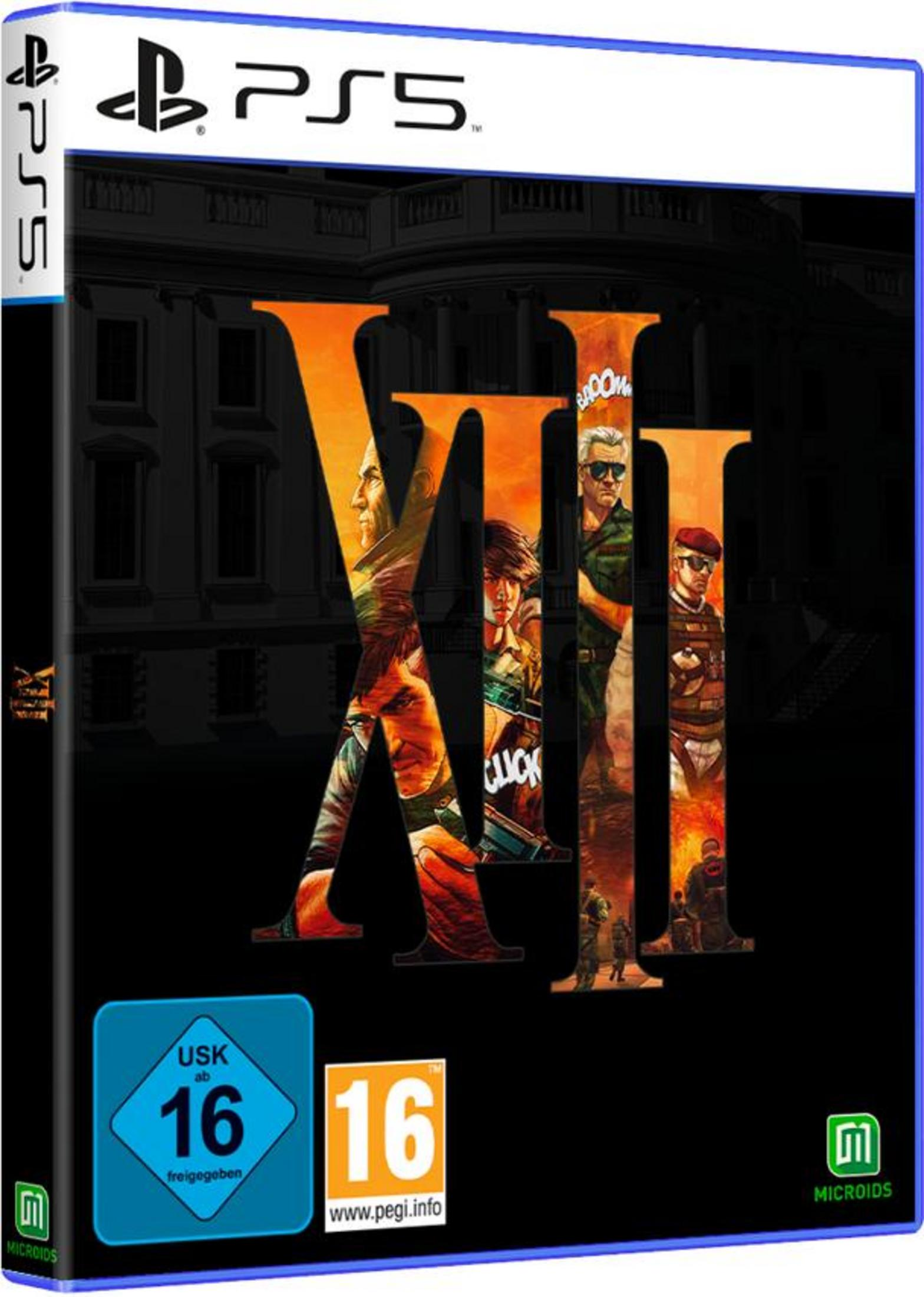 Spielbox von XIII mit dem Titel auf der Vorderseite.