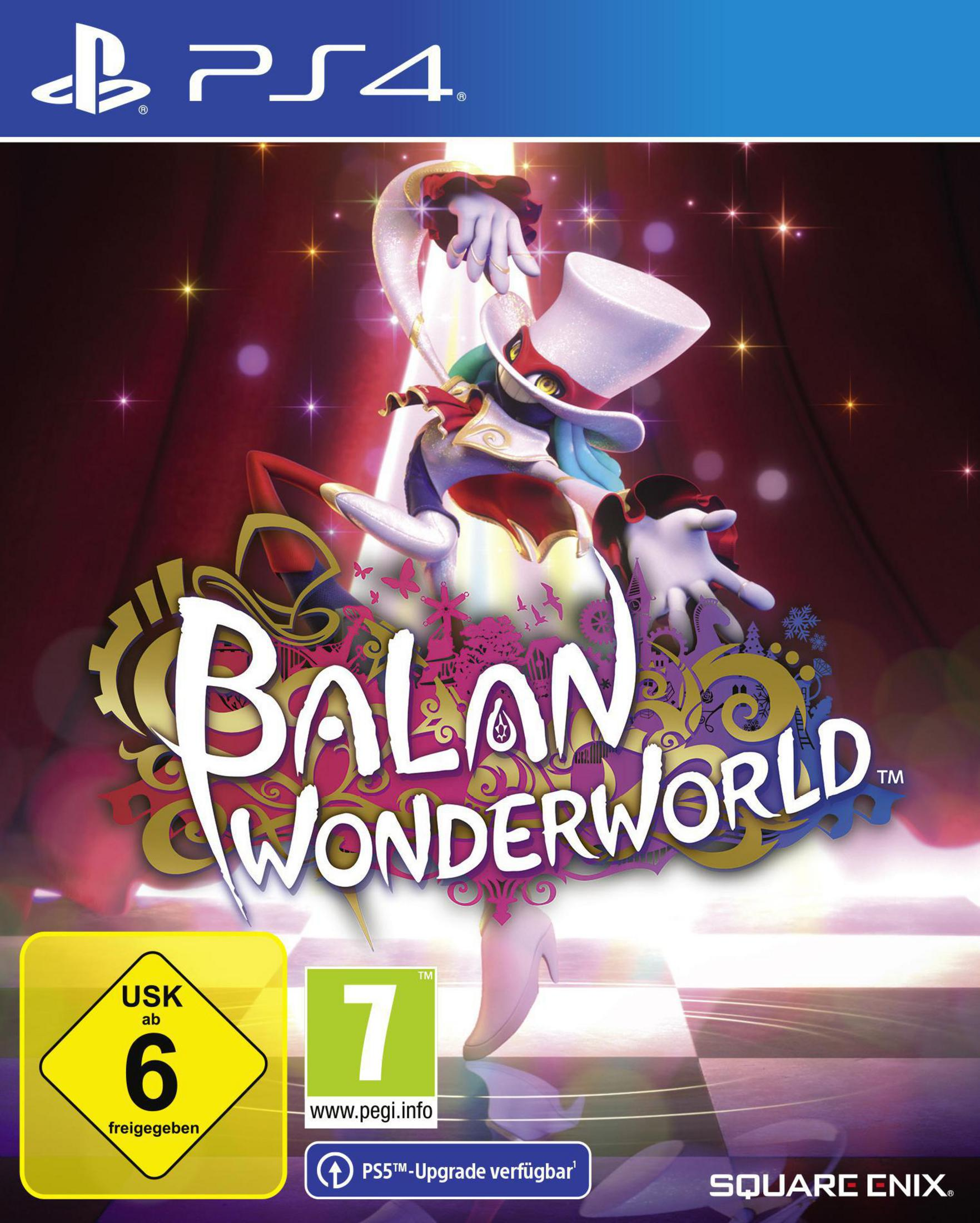 Spielcover für PS4, mit einem stilisierten Charakter mit Zylinder. Der Spieletitel wird mit einem Logo angezeigt.