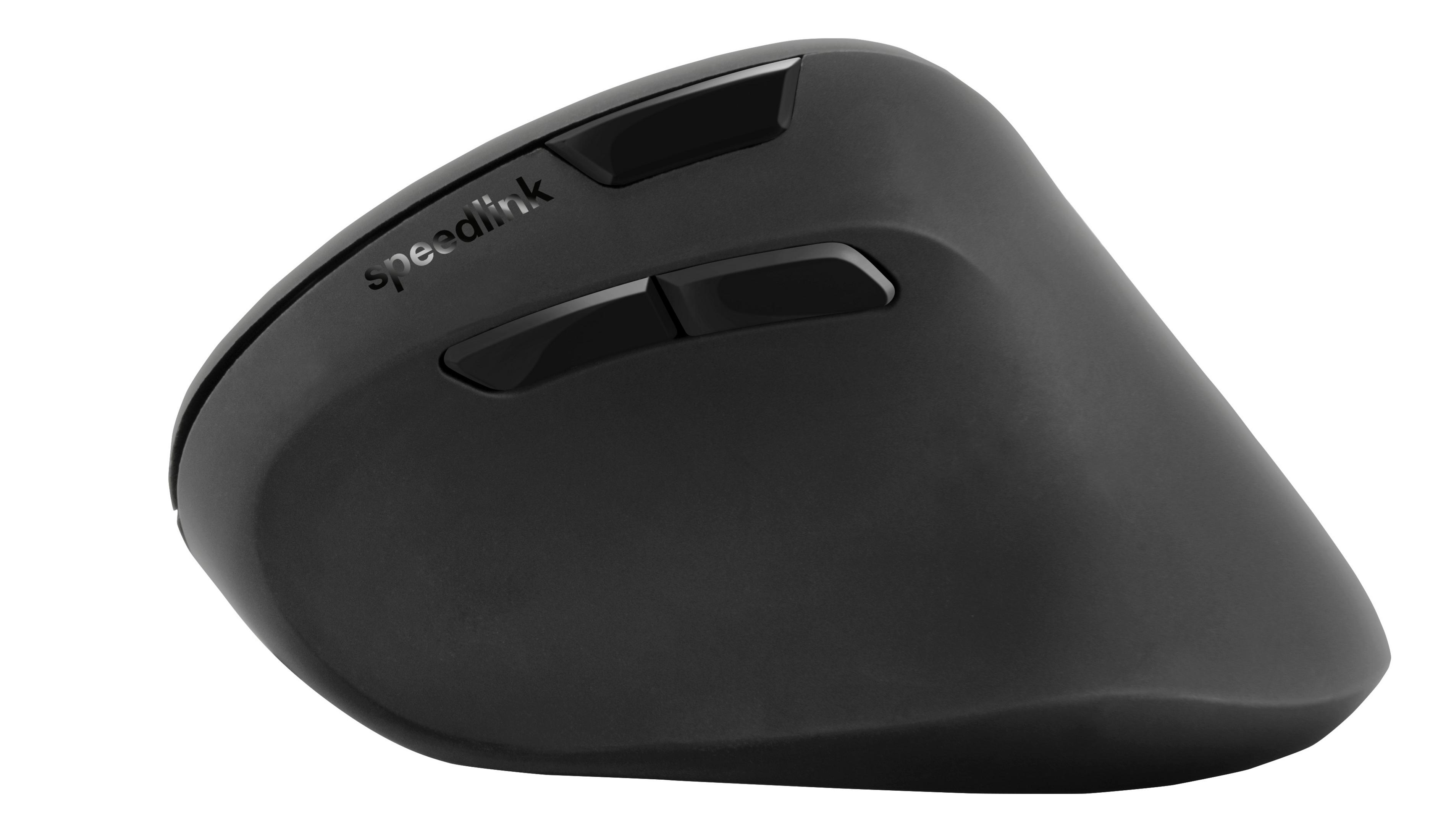 MOUSE WIRELESS SPEEDLINK SL-630019-RRBK, Collegamento RF Wireless + USB Type-A, Ingresso: Otticamente a diodi laser, Scrolling a Rotella, Risoluzione max 1600 dpi, Nero