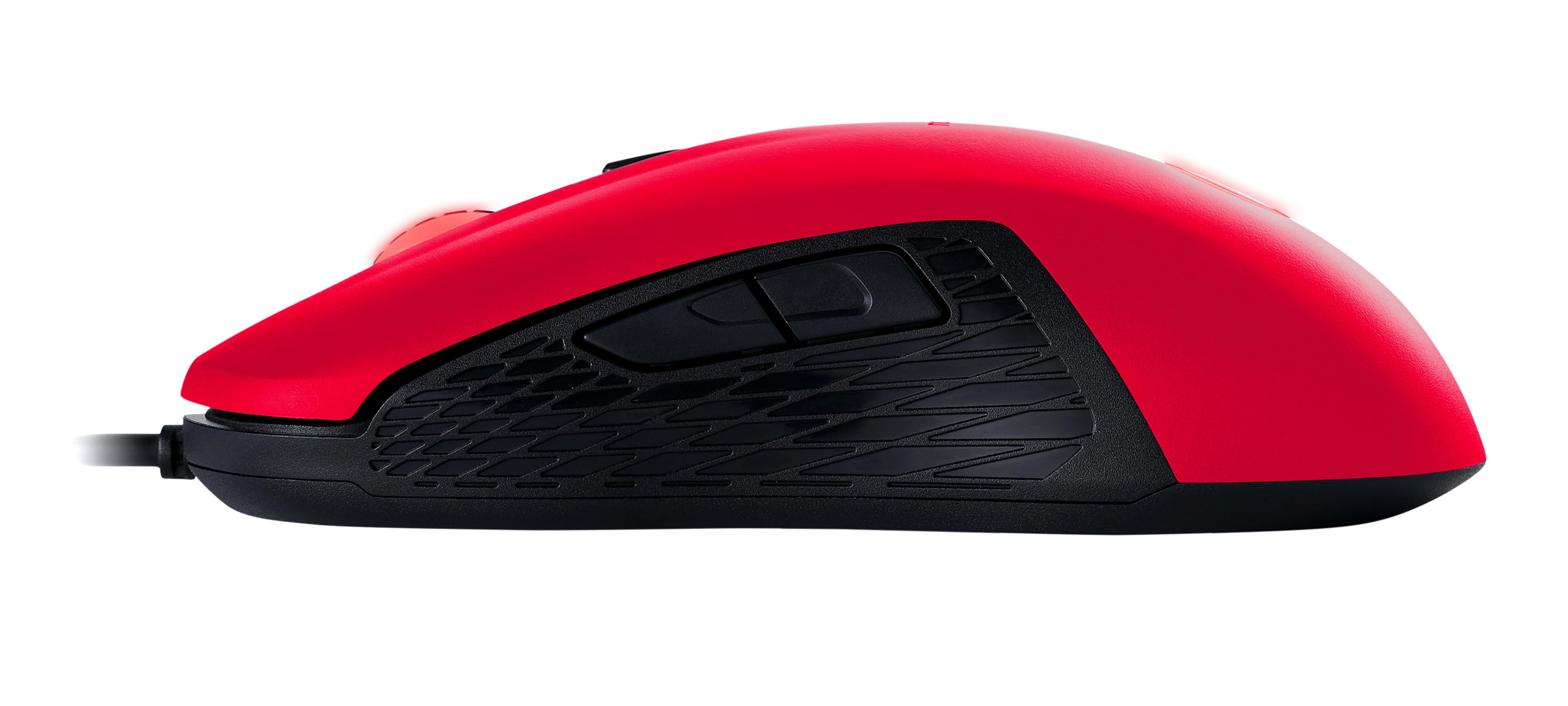 GM-110 GAMING Maus, MOUSE NA374445 Rot RED PC NACON