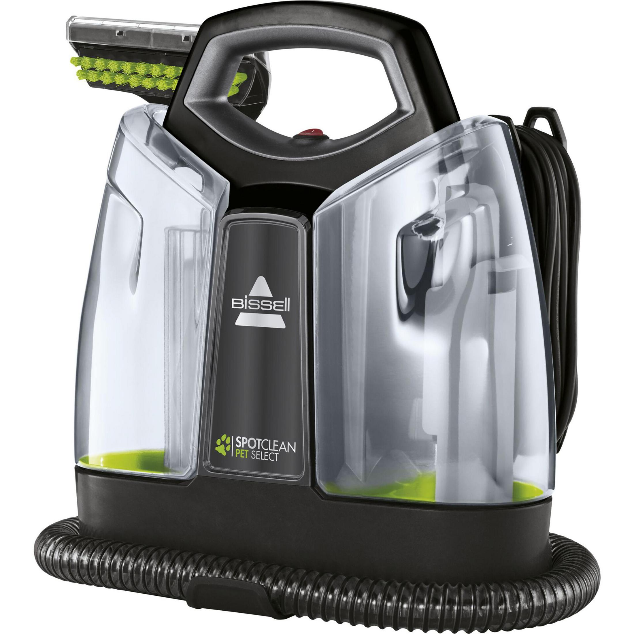 Limpiador de alfombras Bissell SpotClean Pet Select con asa y manguera.