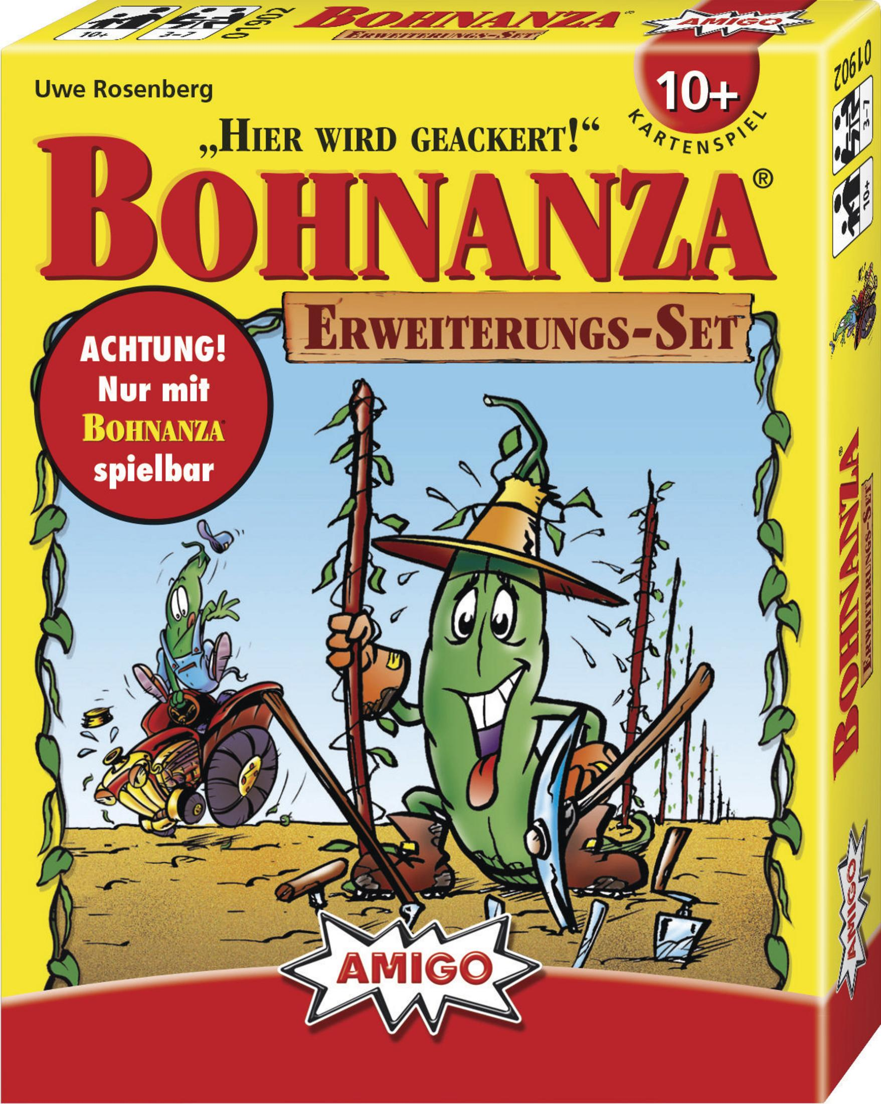 AMIGO 01902 BOHNANZA Kartenspiel ERWEITERUNGS-SET Mehrfarbig