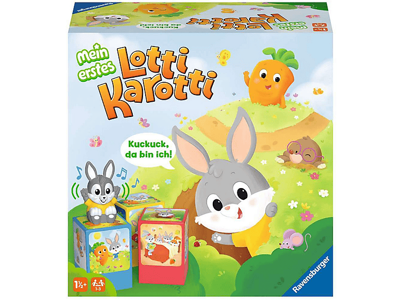 Ravensburger 20916 - Mein erstes Lotti Karotti, ein erstes Spiel für Kinder ab 1 ? Jahren des Kinderspiel-Klassikers Lotti Karotti | Játék játék | - Magyarország
