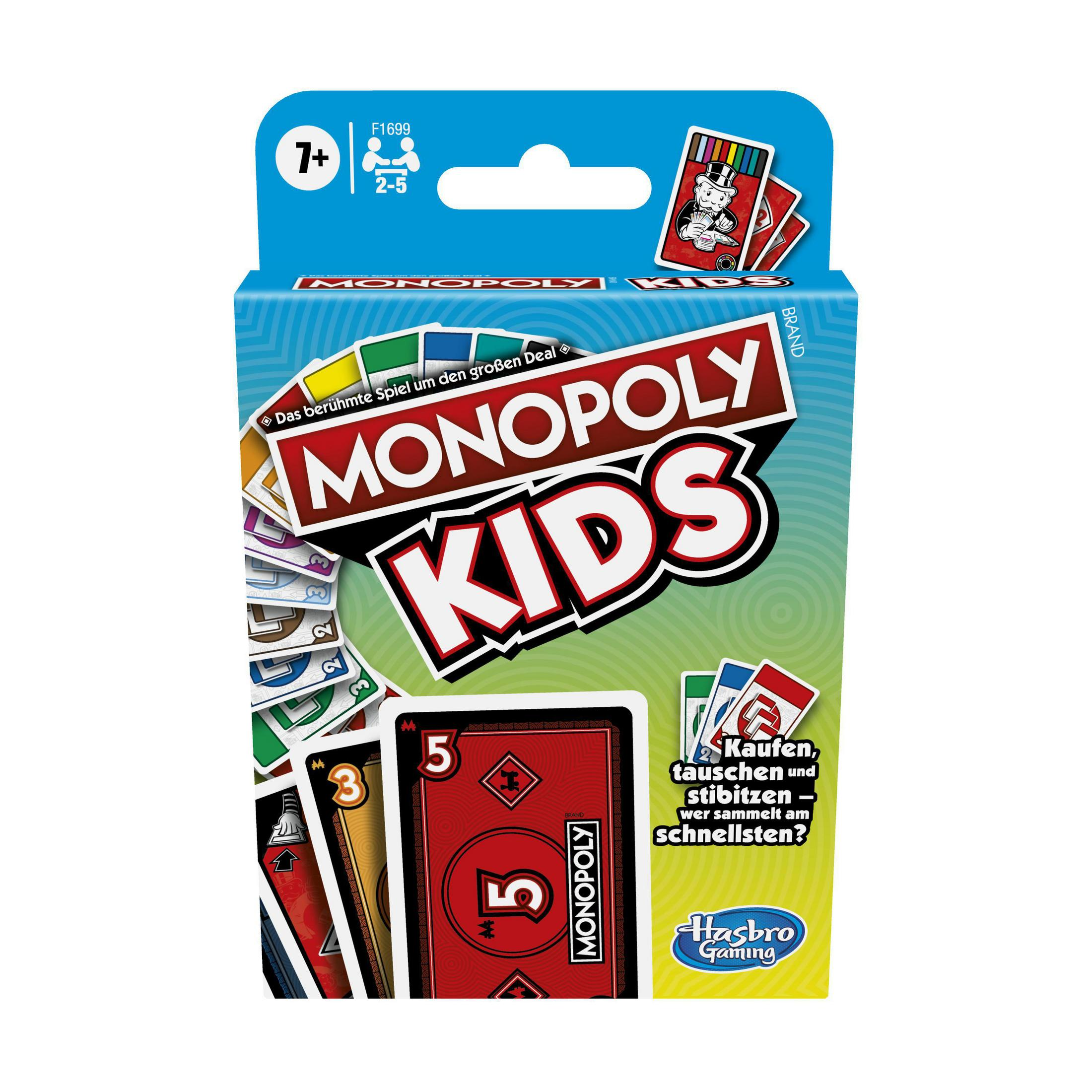 Kartenspiel GAMING MONOPOLY KIDS HASBRO KARTENSPIEL F1699100