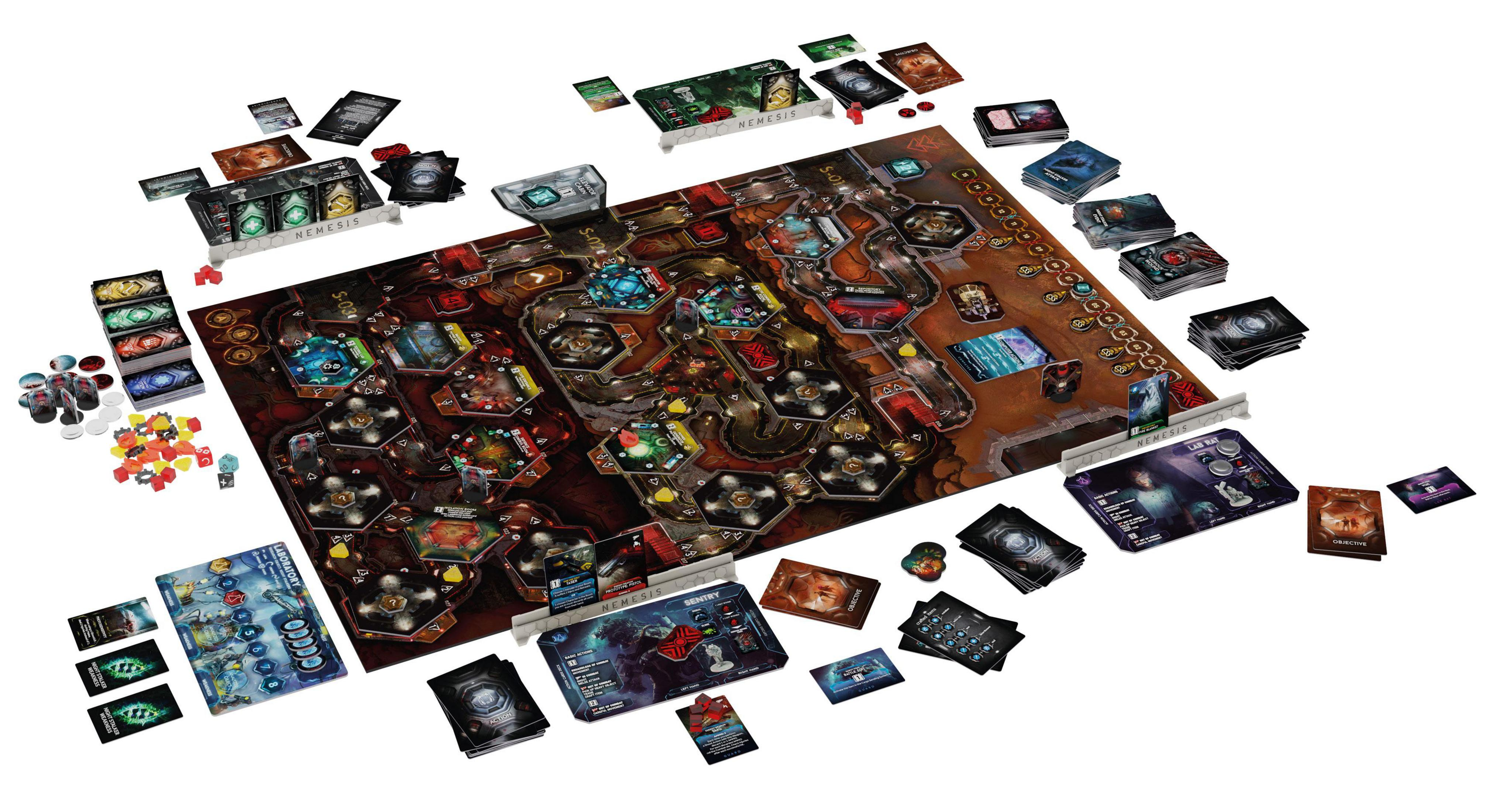 Nemesis Lockdown Deluxe Acryl Spielsteine - Aufwertungsset Für Das Brettspiel Ab 14 Jahren