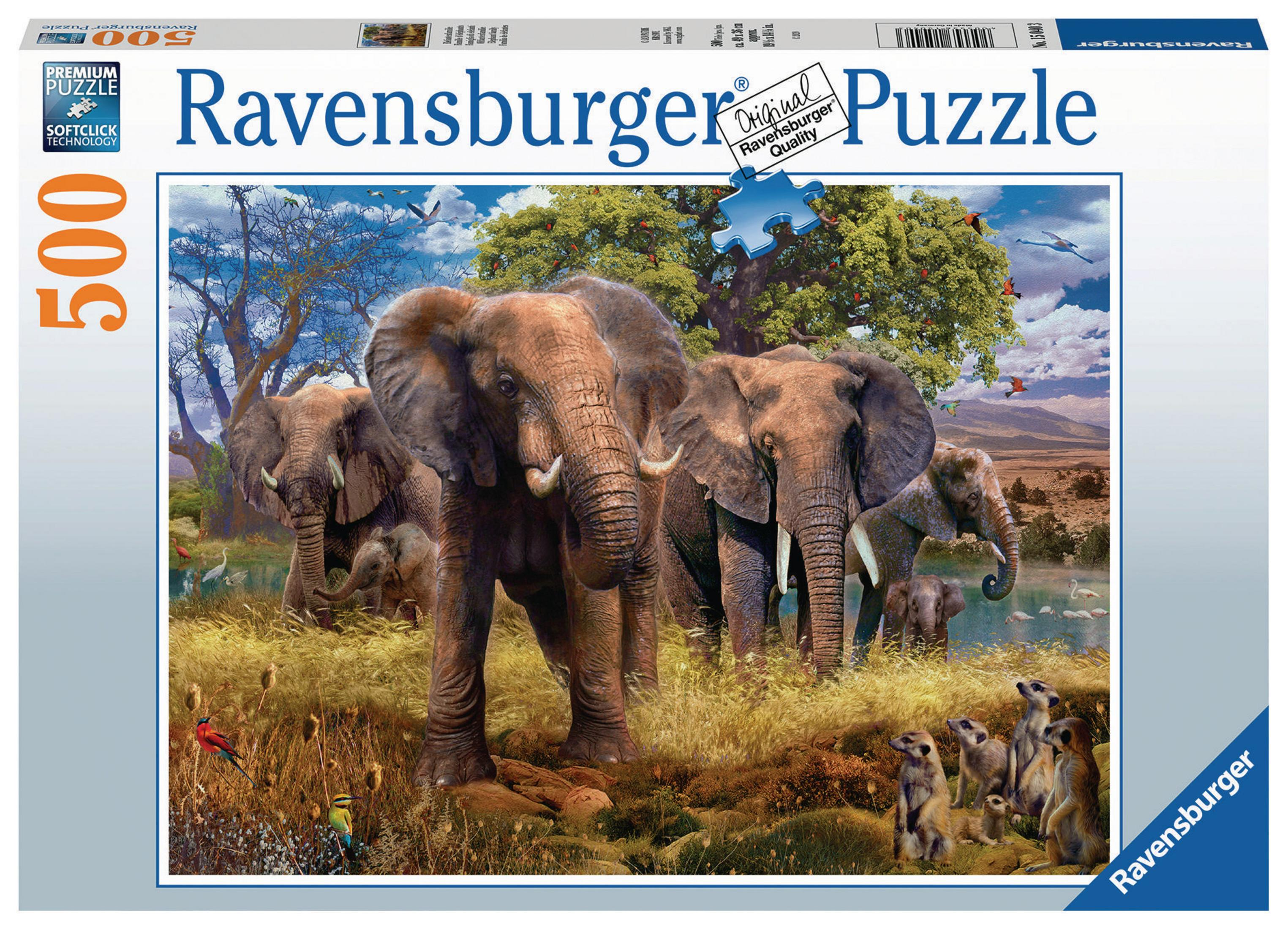 RAVENSBURGER 15040 Puzzle ELEFANTENFAMILIE