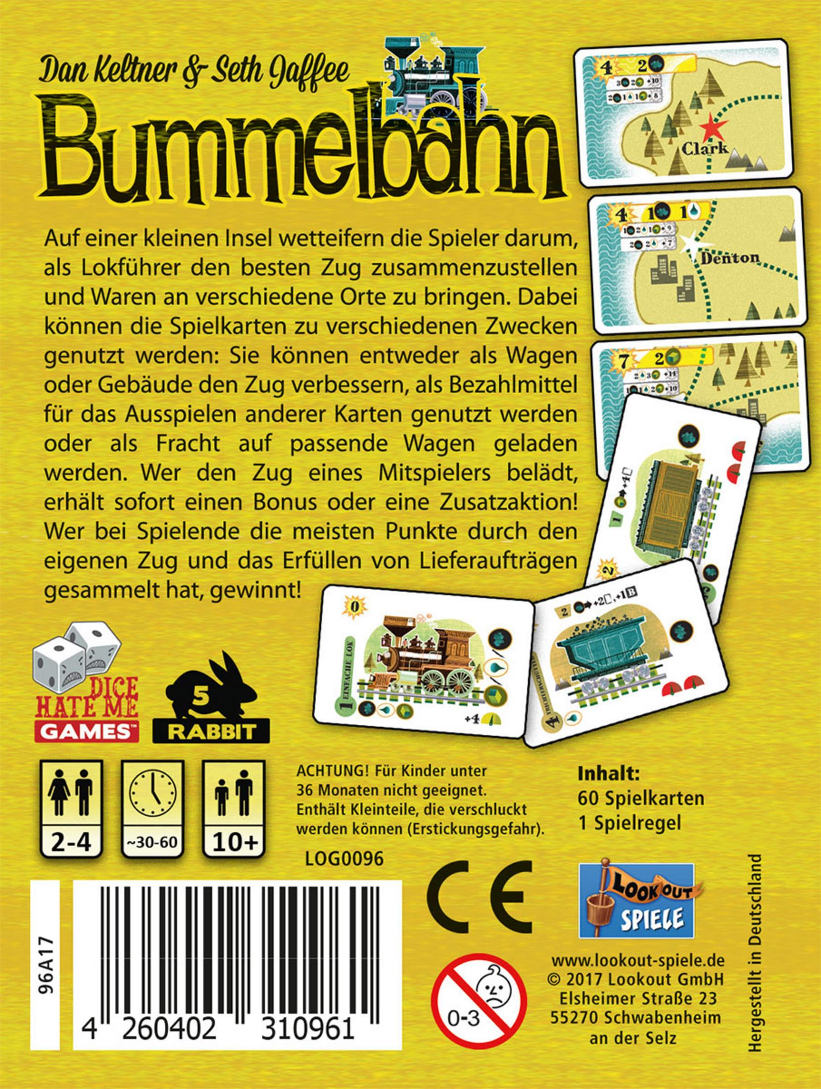 GAMES LOOKOUT LOOD0049 BUMMELBAHN Kartenspiel