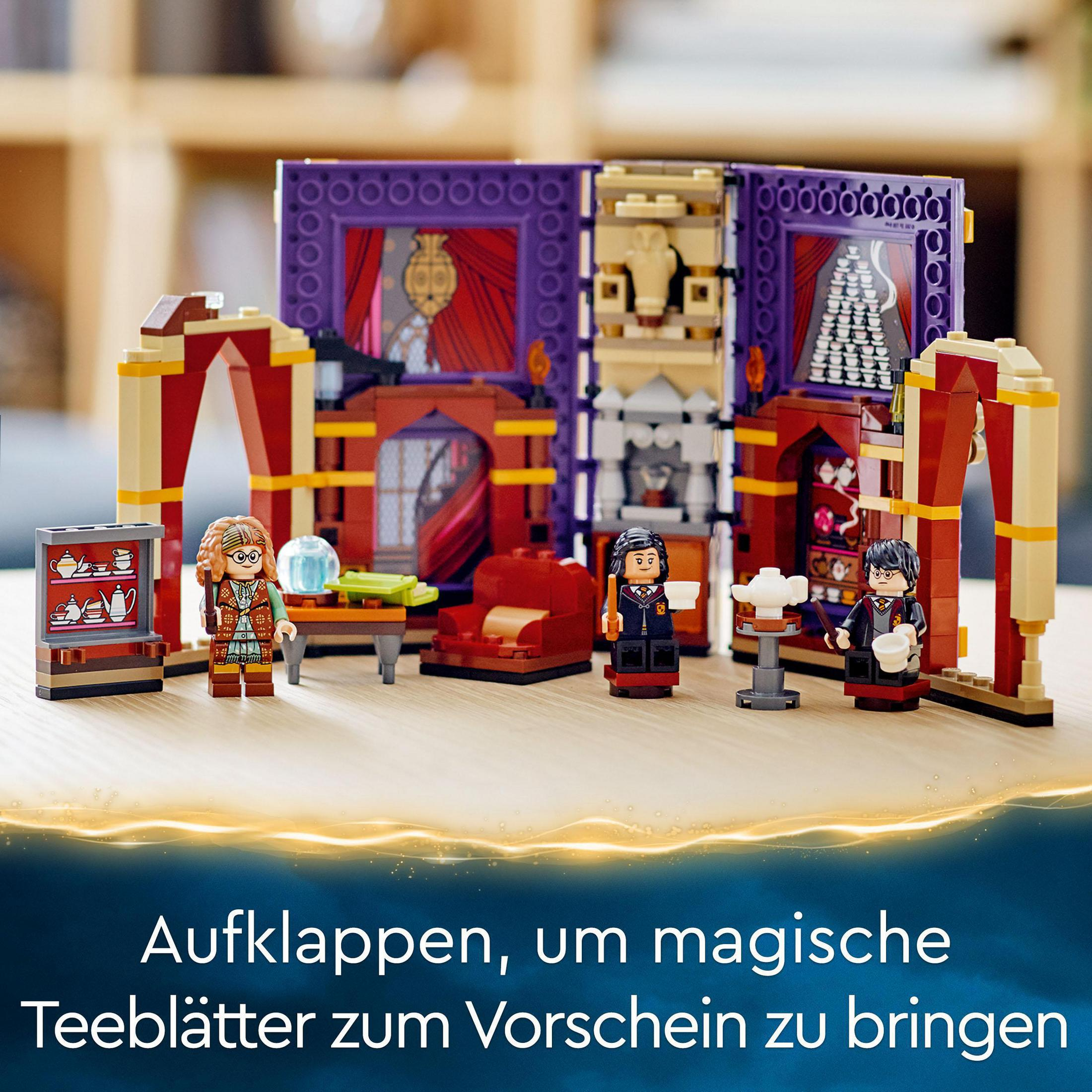 Lego Harry Potter Spielset. Figuren, Schloss und Text.