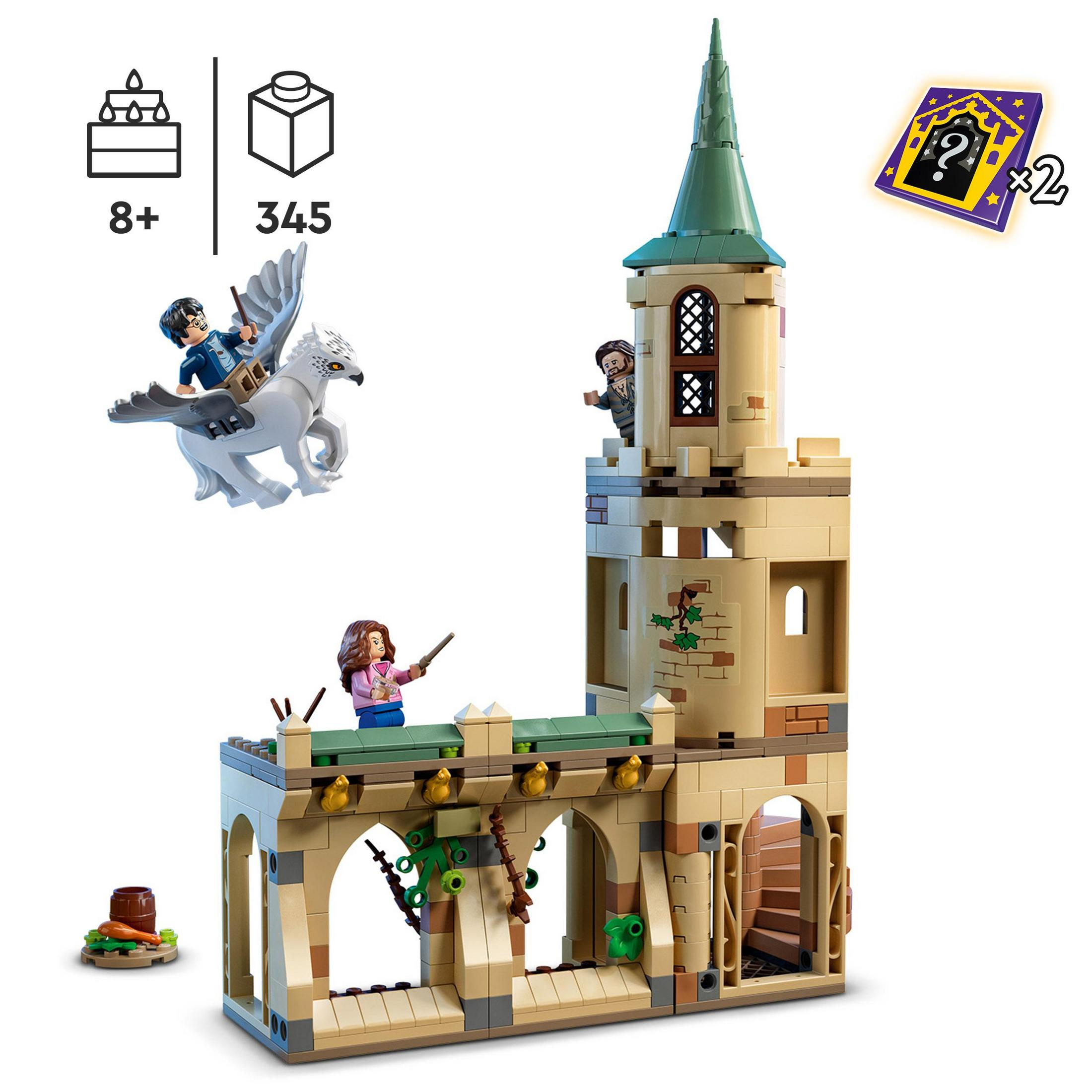 Lego set: Harry Potter toren, figuren en accessoires.
