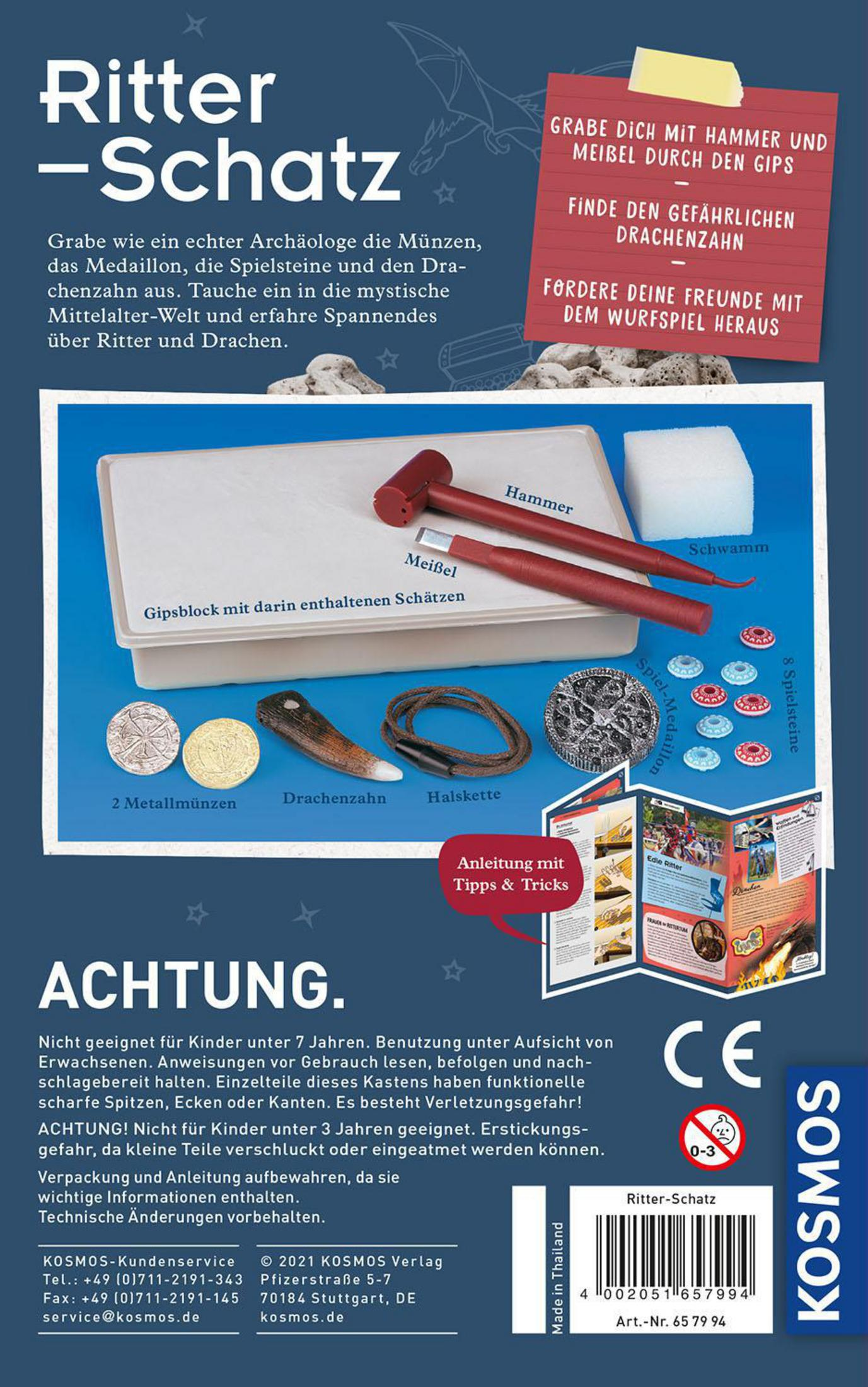 Brettspielkomponenten. Enthält Hammer, Meißel, Edelsteine und Münzen.