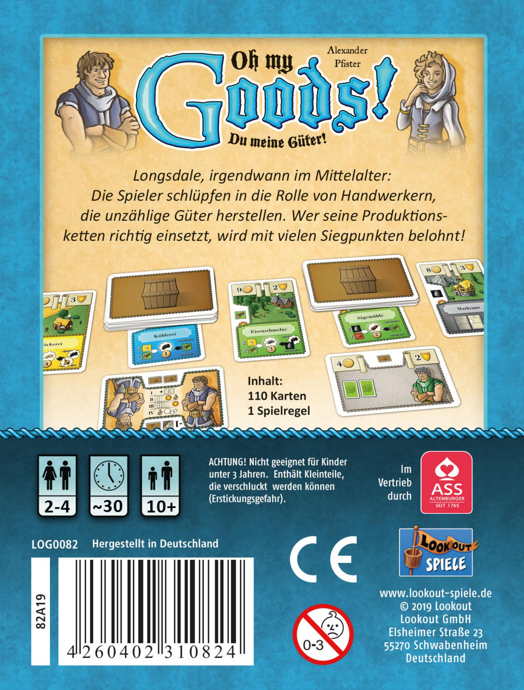 Gesellschaftsspiel MY OH LOOD0013 GAMES LOOKOUT GOODS!