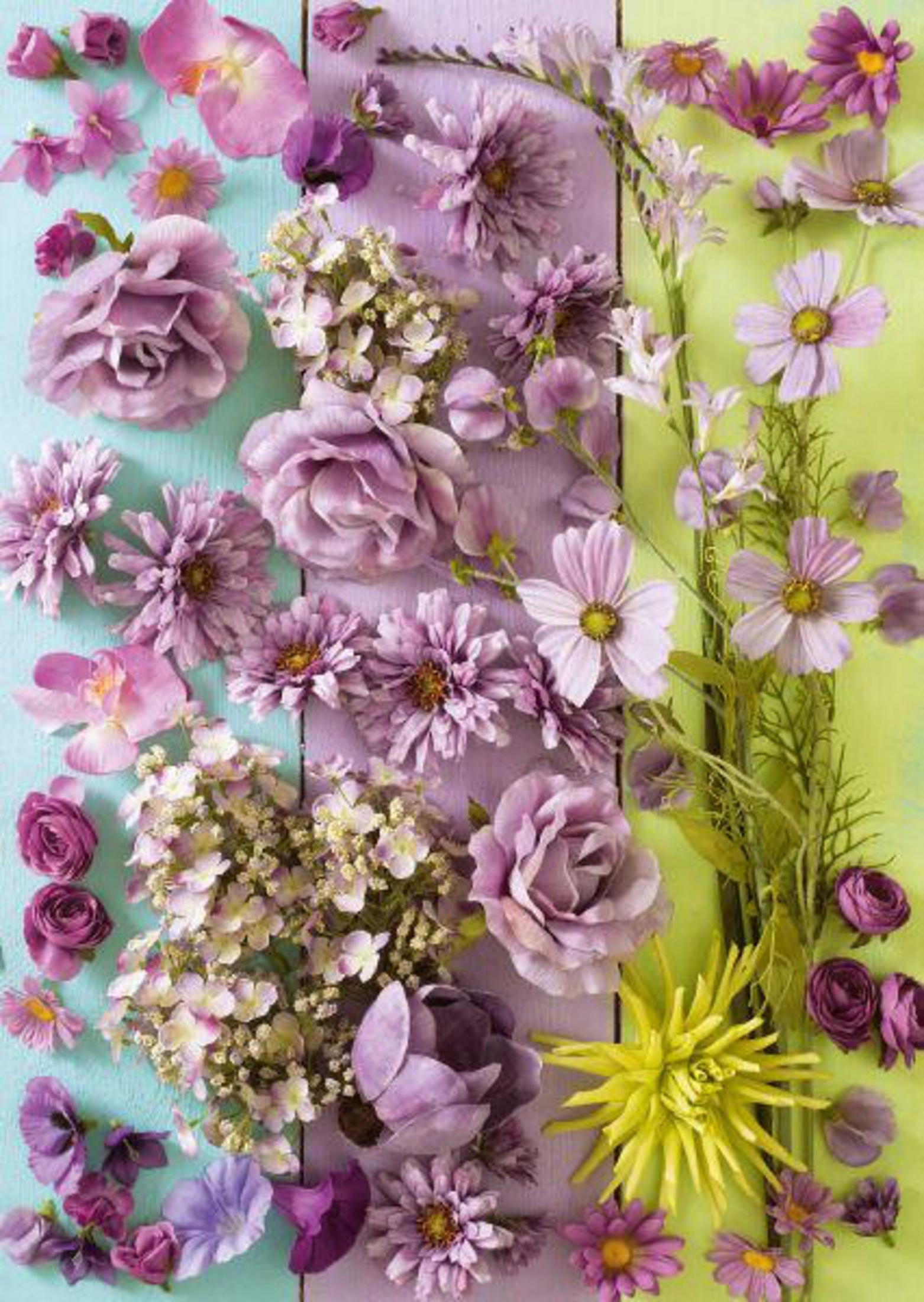 SCHMIDT SPIELE Violette Blüten Puzzle