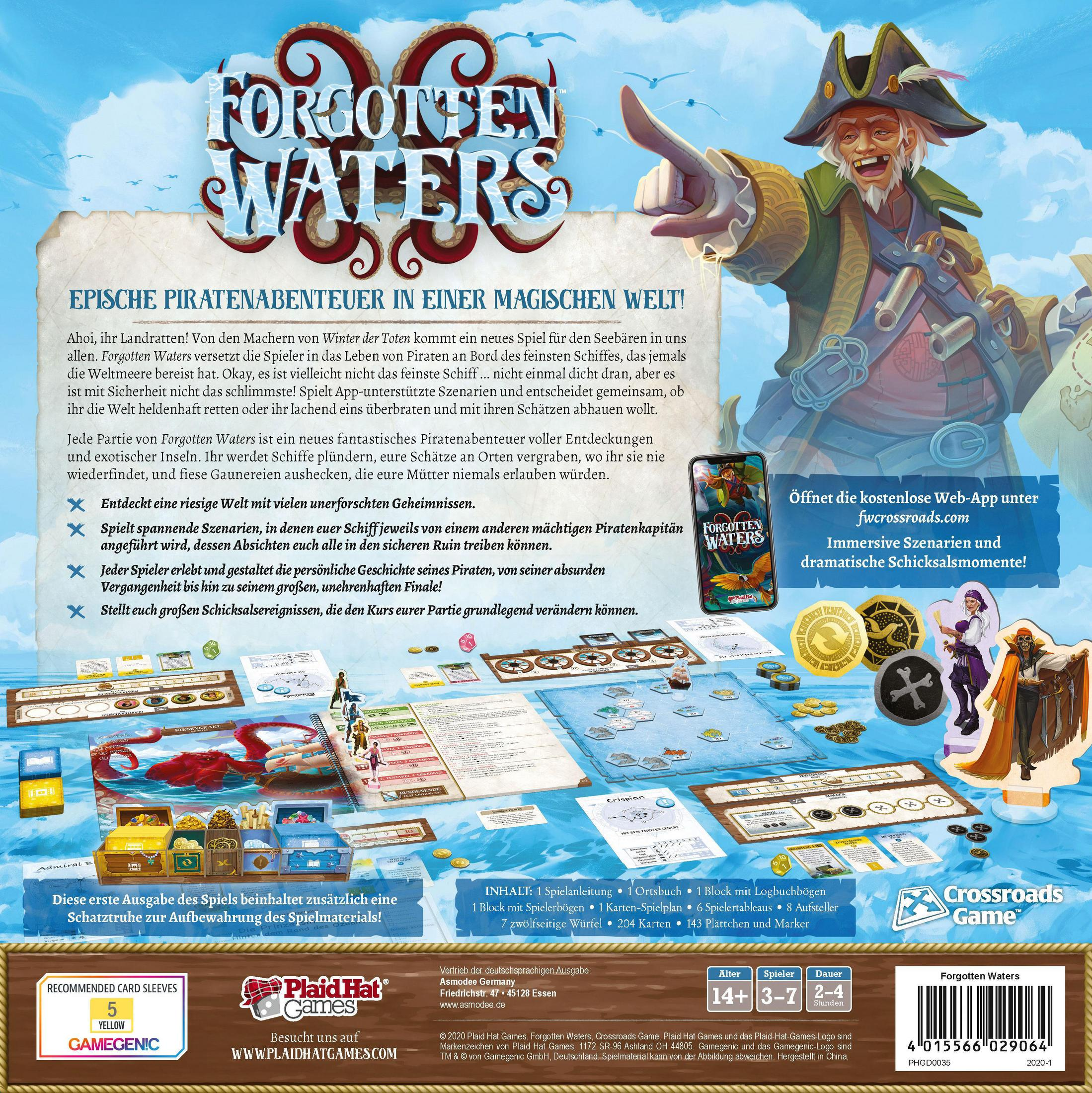 PHGD0035 HAT WATERS Gesellschaftsspiel GAMES PLAID FORGOTTEN