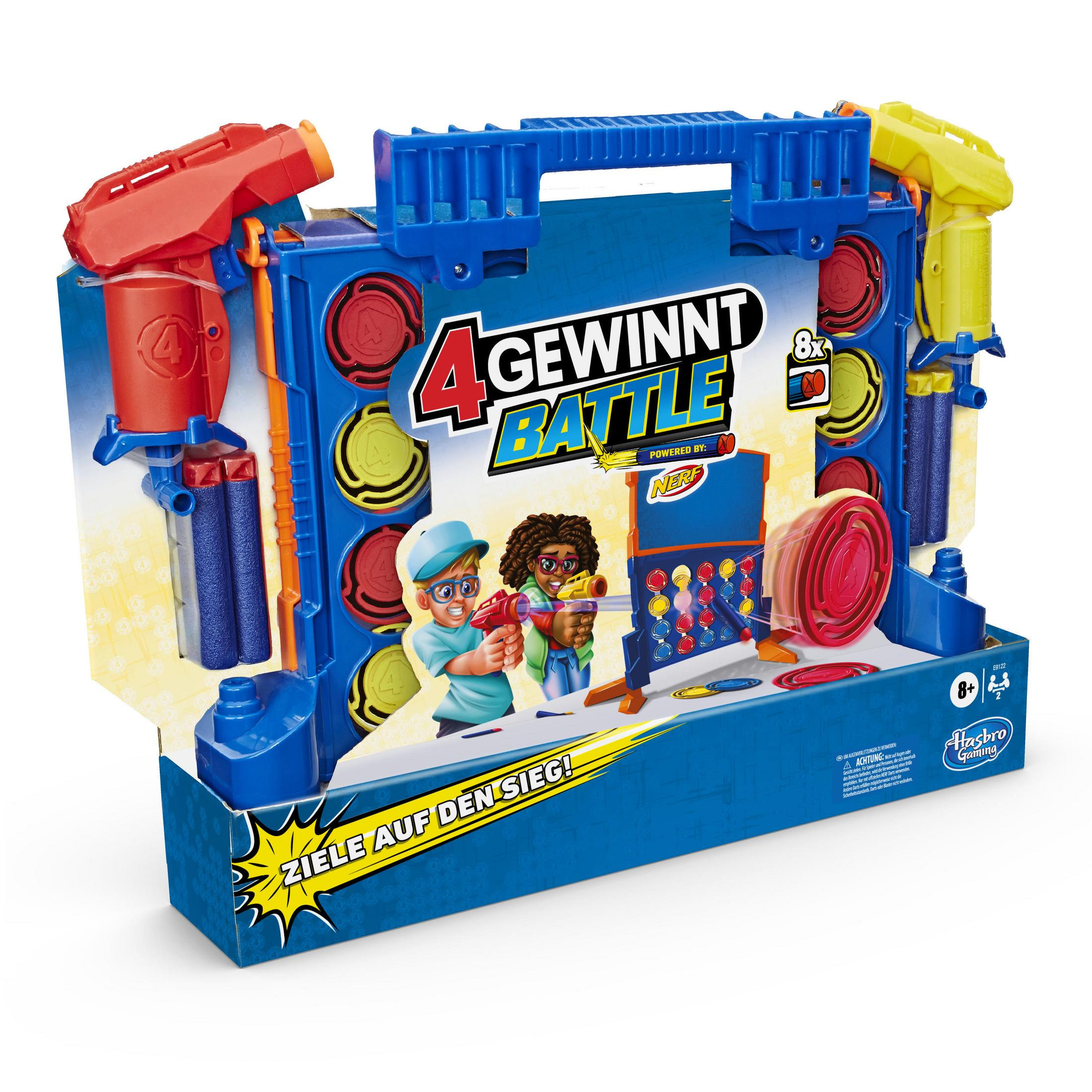 GEWINNT Kinderspiel E9122100 BATTLE HASBRO GAMING 4