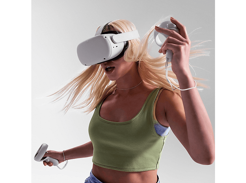 META QUEST 2, 128GB, EMEA,TYPE-C VR-bril Wit | MediaMarkt