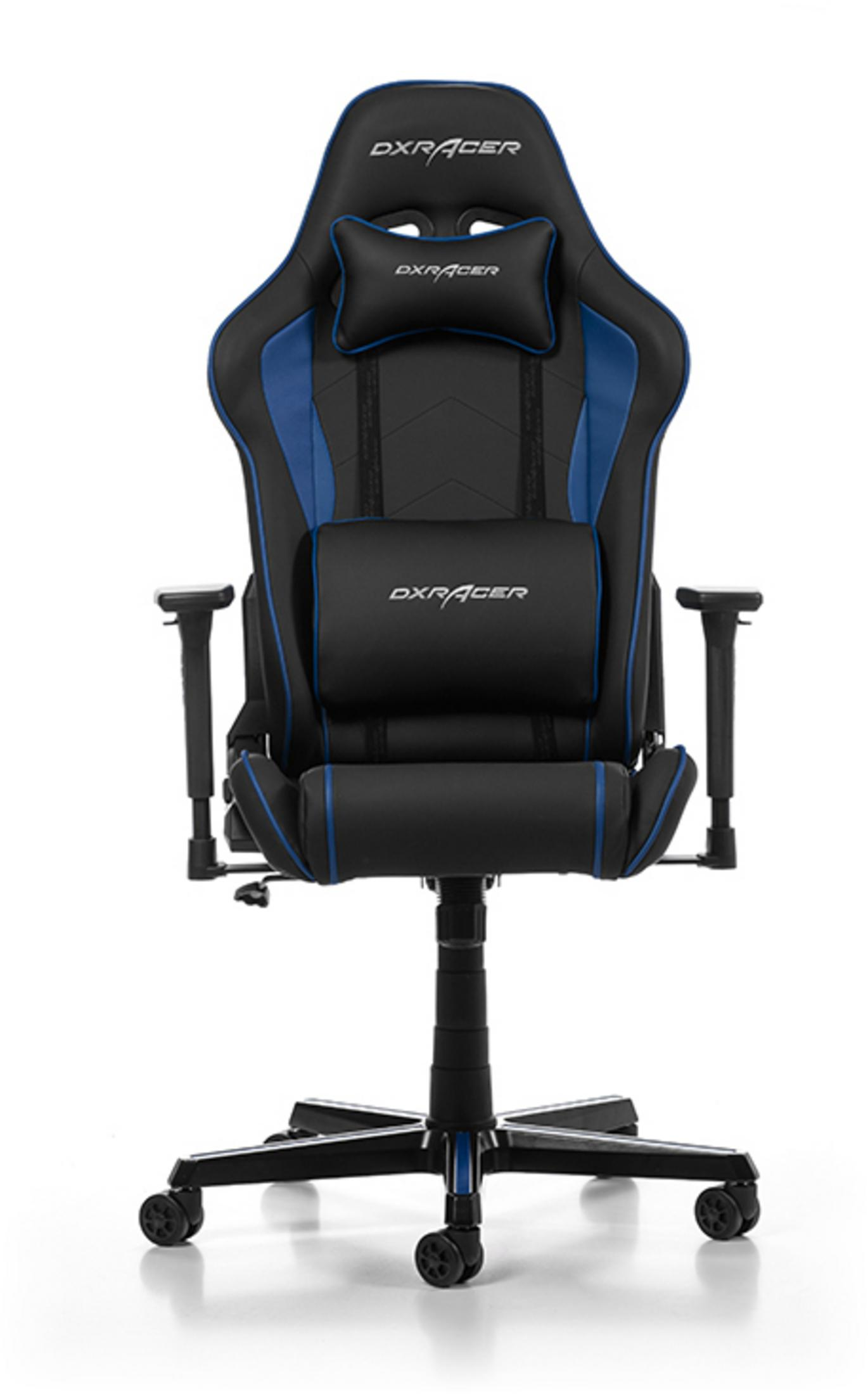 Gaming DXRACER Schwarz/Blau Stuhl, P08 Prince