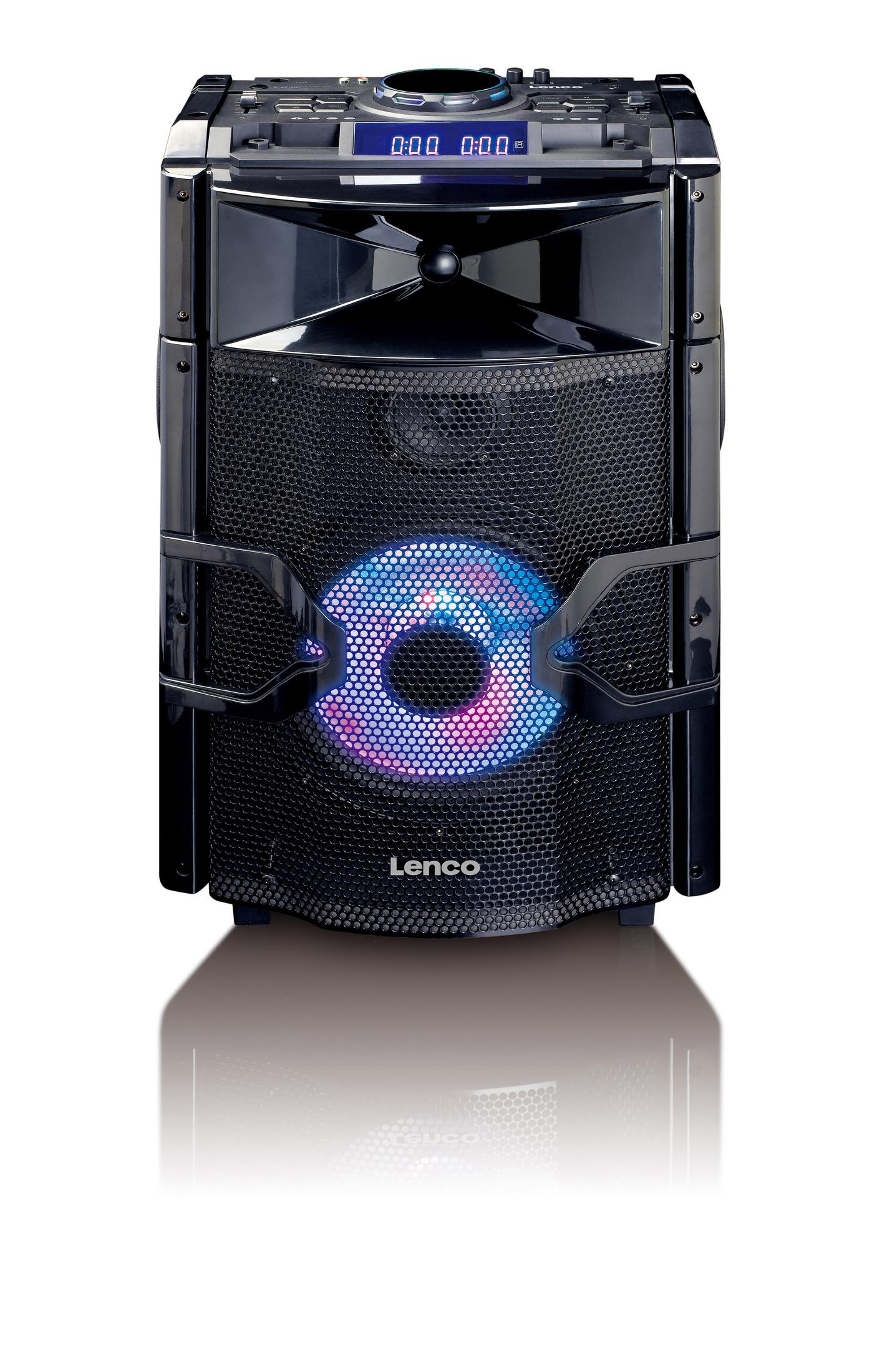 LENCO PMX-250 Bluetooth Lautsprecher Schwarz Aktiv