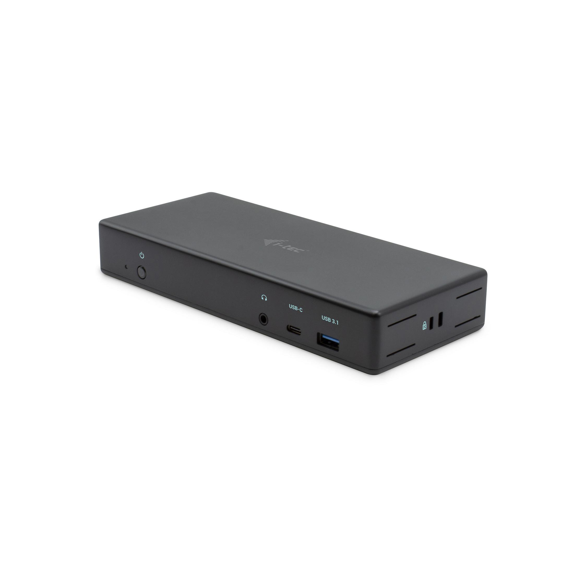 I-TEC C31TRIPLEDOCKPD Docking Station, Schwarz