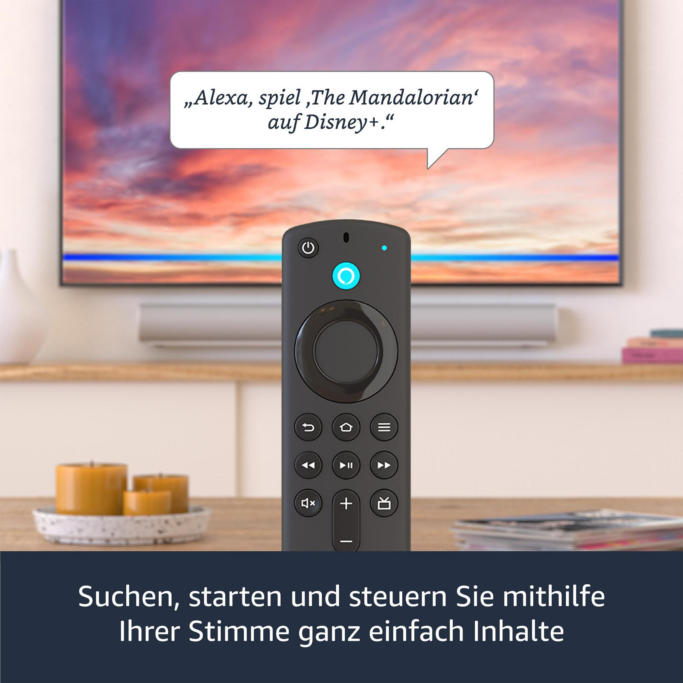 Schwarz Stick, AMAZON Fire 4K TV Streaming Stick