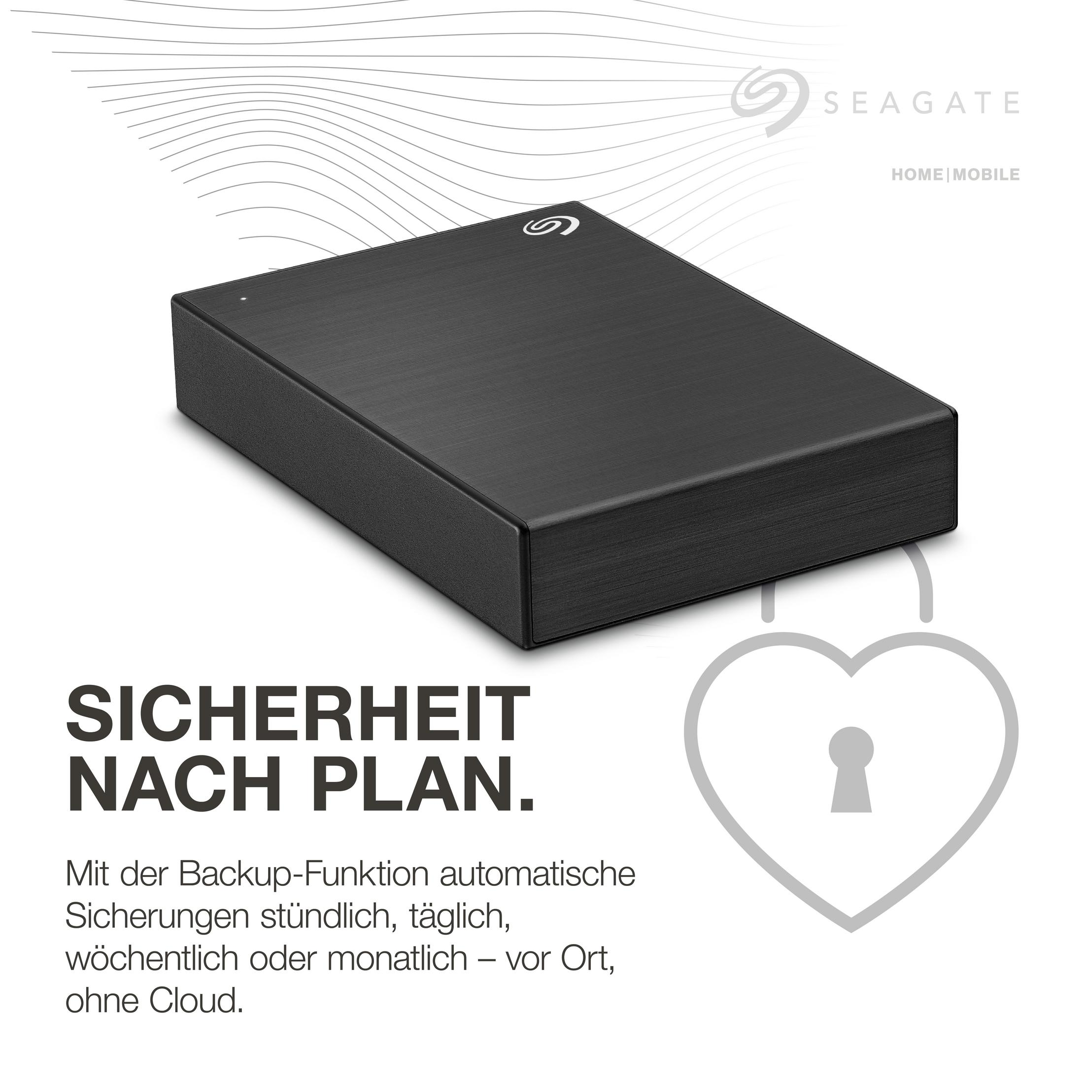 4TB extern, SCHWARZ, HDD, TB 4 STKC4000400 2,5 SEAGATE Schwarz Zoll, ONETOUCHPORT.