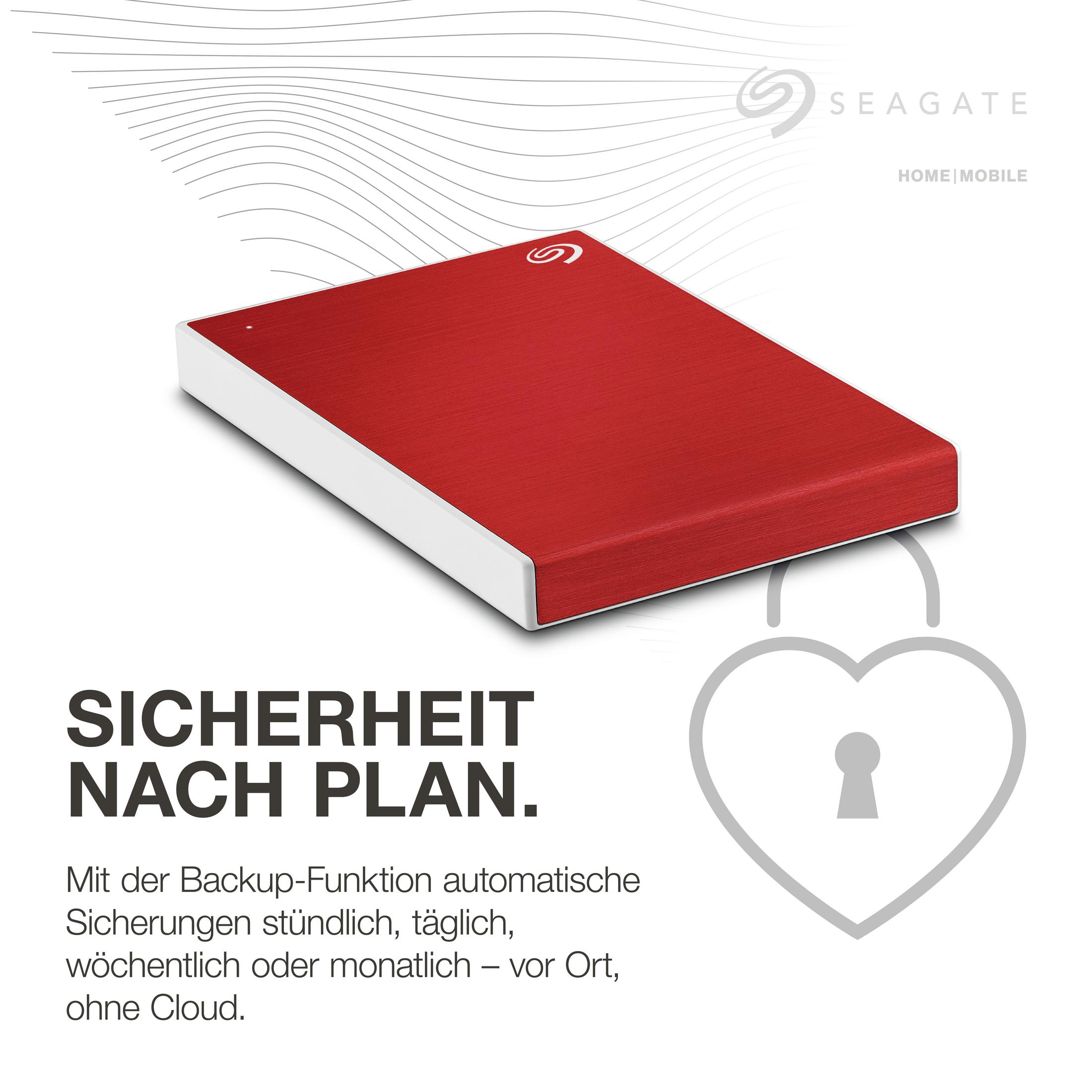 SEAGATE STKB1000403 ONETOUCHPORT. 1 1TB ROT, extern, Zoll, 2,5 HDD, Rot TB