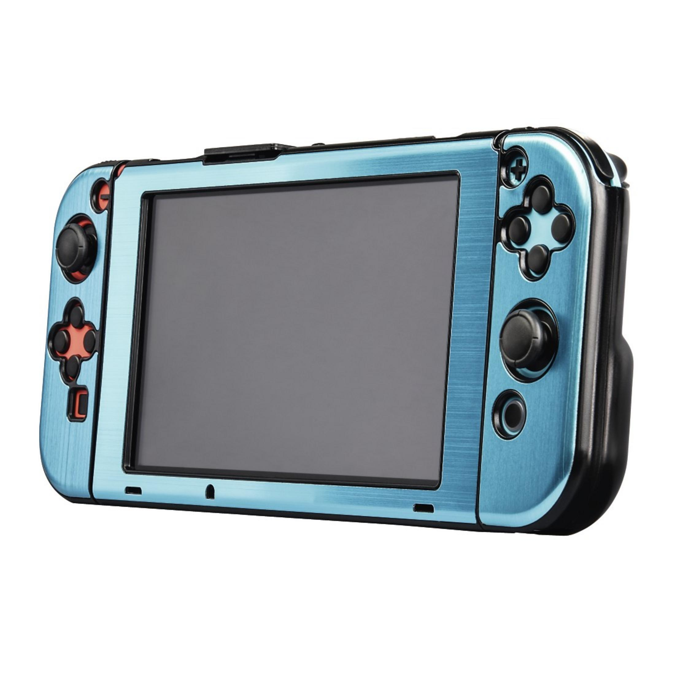 Switch Nintendo 3-teilig HAMA Hardcover, Metallic-Blau Hardcover,