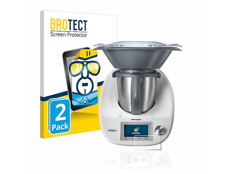 BROTECT Schutzglas Für Thermomix TM6 - 9H Härte & Anti-Fingerprint (3 Stück)
