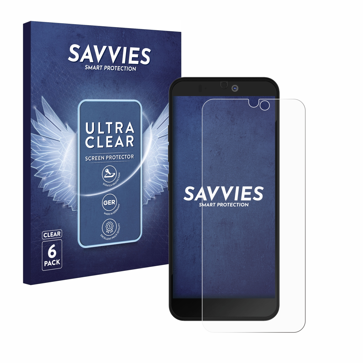 3 klare Plus) Fairphone 6x Schutzfolie(für SAVVIES