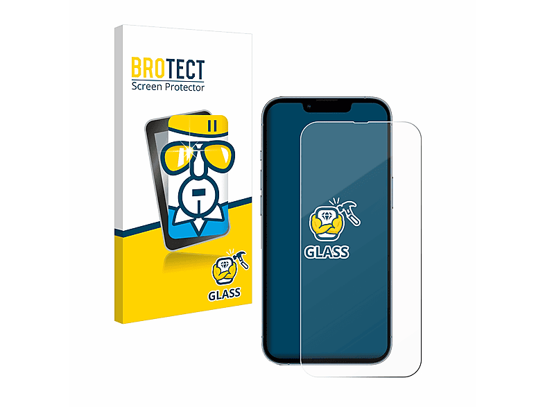 BROTECT 9H klares Schutzglas(für Apple iPhone 13 Pro)