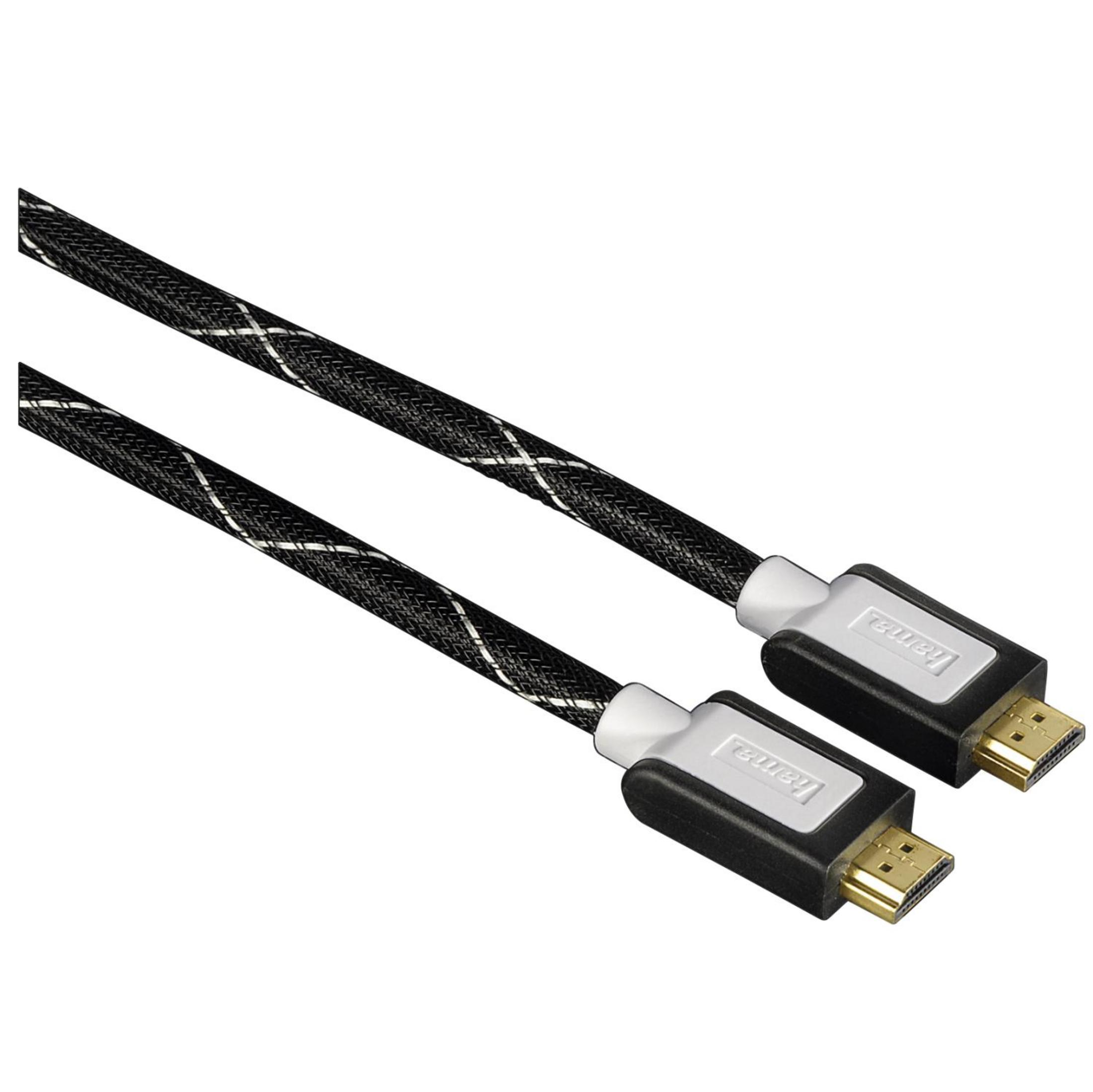 HAMA 030113 HDMI-KAB.NYLON Kabel, 1,5M, 1,5 HDMI m