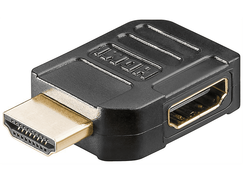GOOBAY 51724 ADAPTER HDMI F / HDMI M 90° G, Adapter | HDMI Adapter