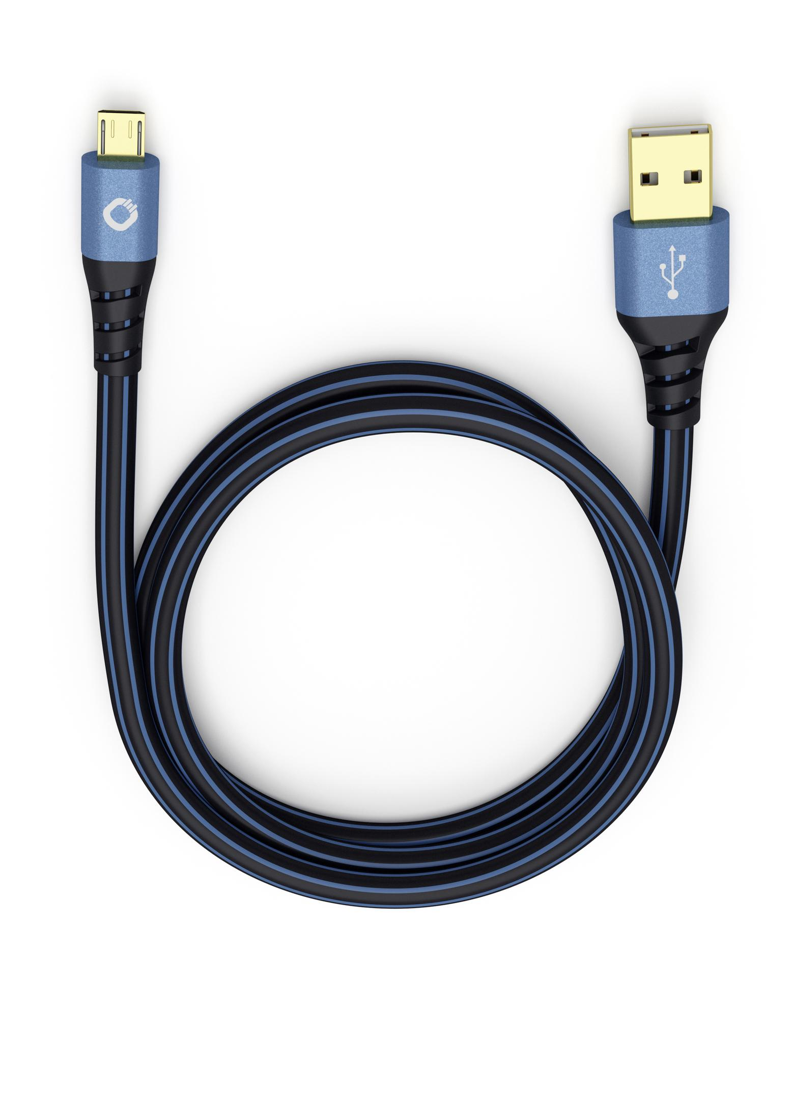 5 USB-A/MICRO-B 5,00M, OEHLBACH 9334 2.0 USB-Kabel, PLUS USB m